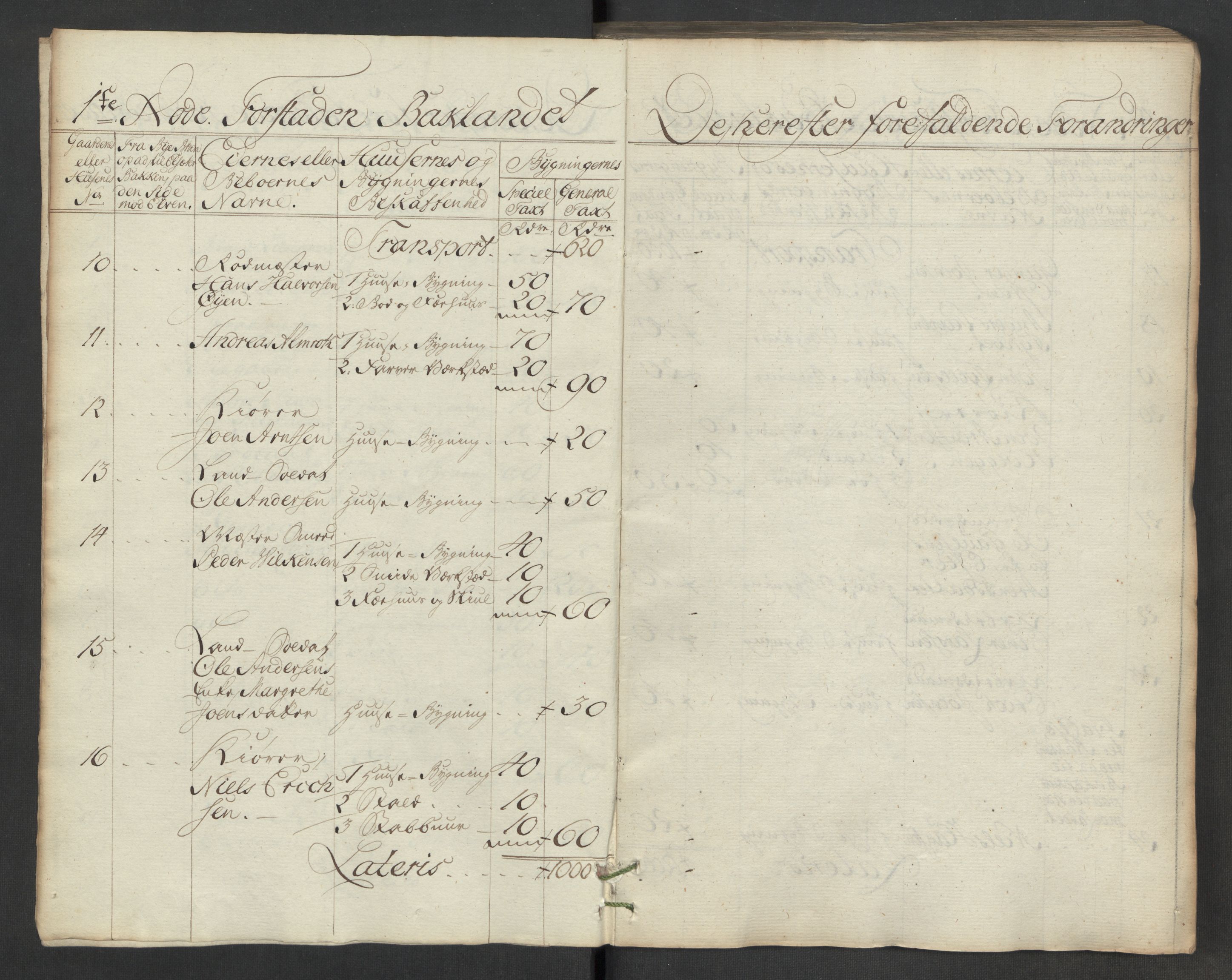 Kommersekollegiet, Brannforsikringskontoret 1767-1814, AV/RA-EA-5458/F/Fa/L0052/0002: Trondheim / Branntakstprotokoll, 1767-1812