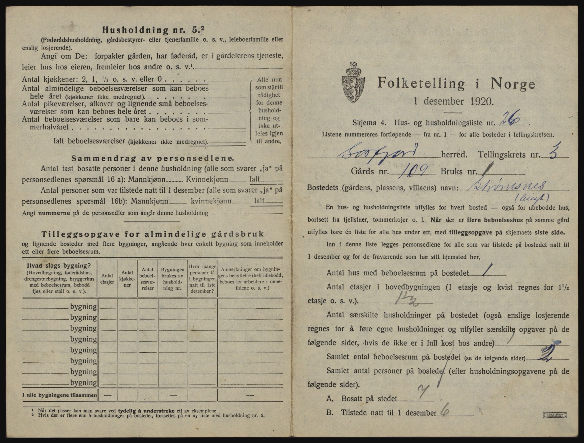 SATØ, 1920 census for Sørfjord, 1920, p. 141