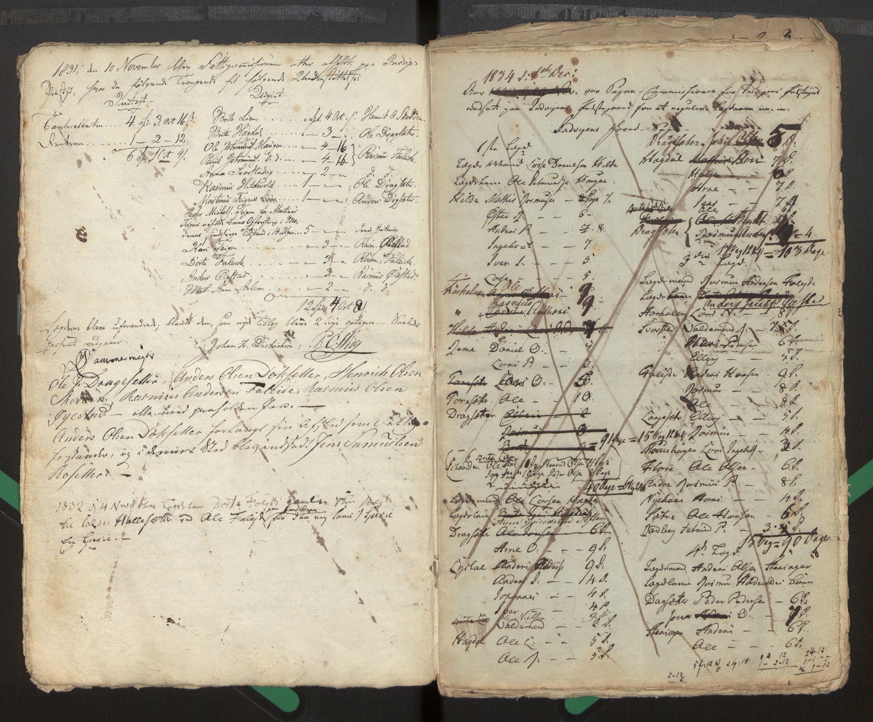 Innvik sokneprestembete, AV/SAB-A-80501/J/Jc/L0001: Forhandlingsprotokoll Innvik fattigkommisjon, 1794-1844