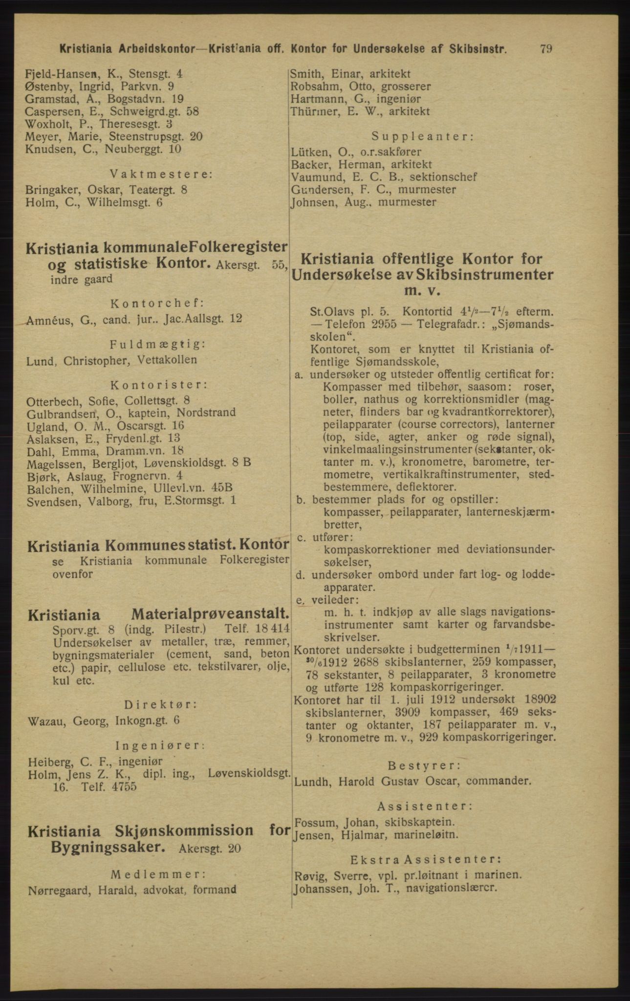 Kristiania/Oslo adressebok, PUBL/-, 1913, p. 81