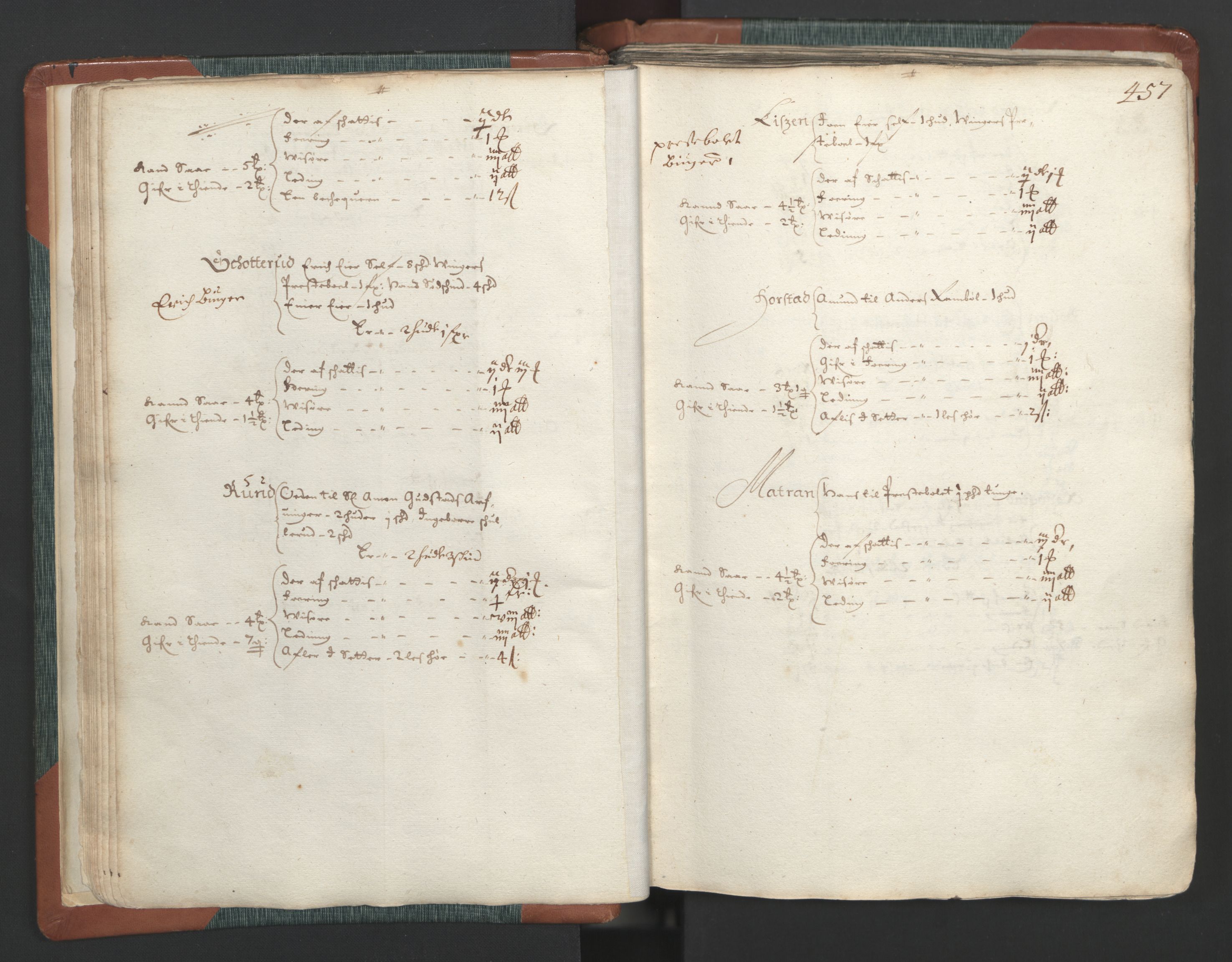 Rentekammeret inntil 1814, Realistisk ordnet avdeling, AV/RA-EA-4070/L/L0009: Oppland lagdømme. Alminnelig jordebok med skatteligning for Solør, Østerdal, Hadeland og Valdres., 1661, p. 456b-457a