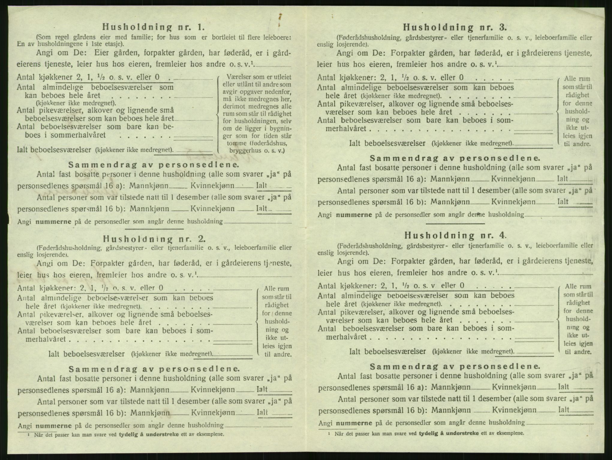 SAT, 1920 census for Vevelstad, 1920, p. 175