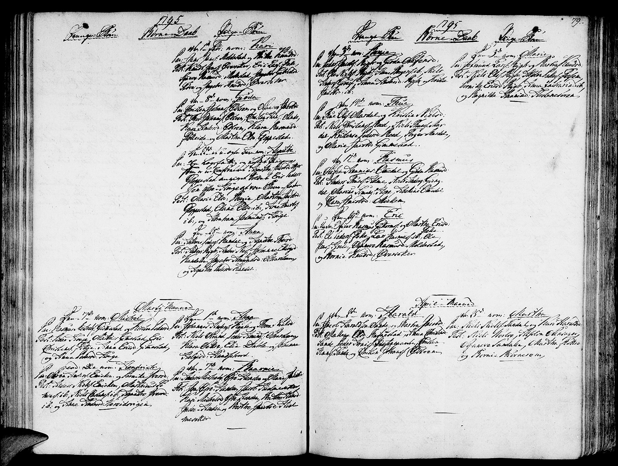 Gloppen sokneprestembete, AV/SAB-A-80101/H/Haa/Haaa/L0005: Parish register (official) no. A 5, 1785-1815, p. 79