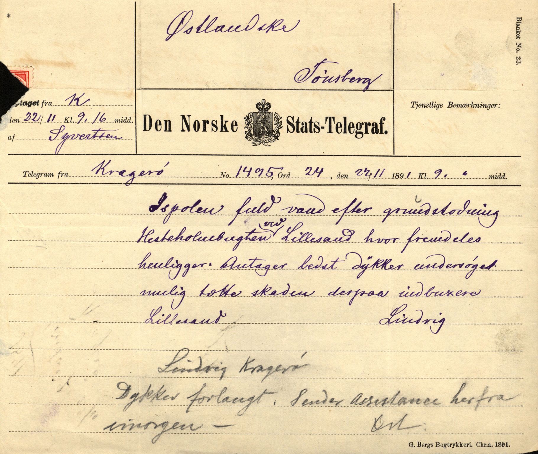 Pa 63 - Østlandske skibsassuranceforening, VEMU/A-1079/G/Ga/L0027/0003: Havaridokumenter / Bothnia, Petropolis, Agathe, Annie, Ispolen, Isploven, 1891, p. 32