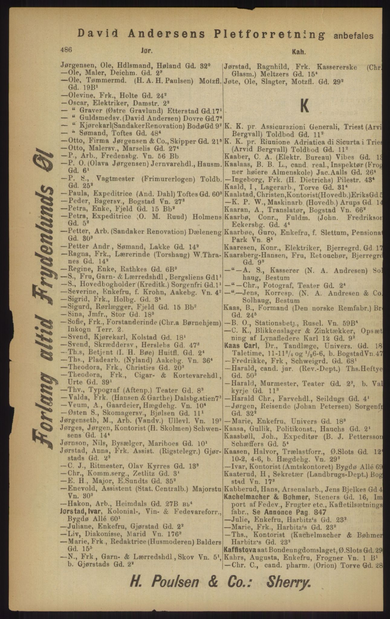 Kristiania/Oslo adressebok, PUBL/-, 1902, p. 486