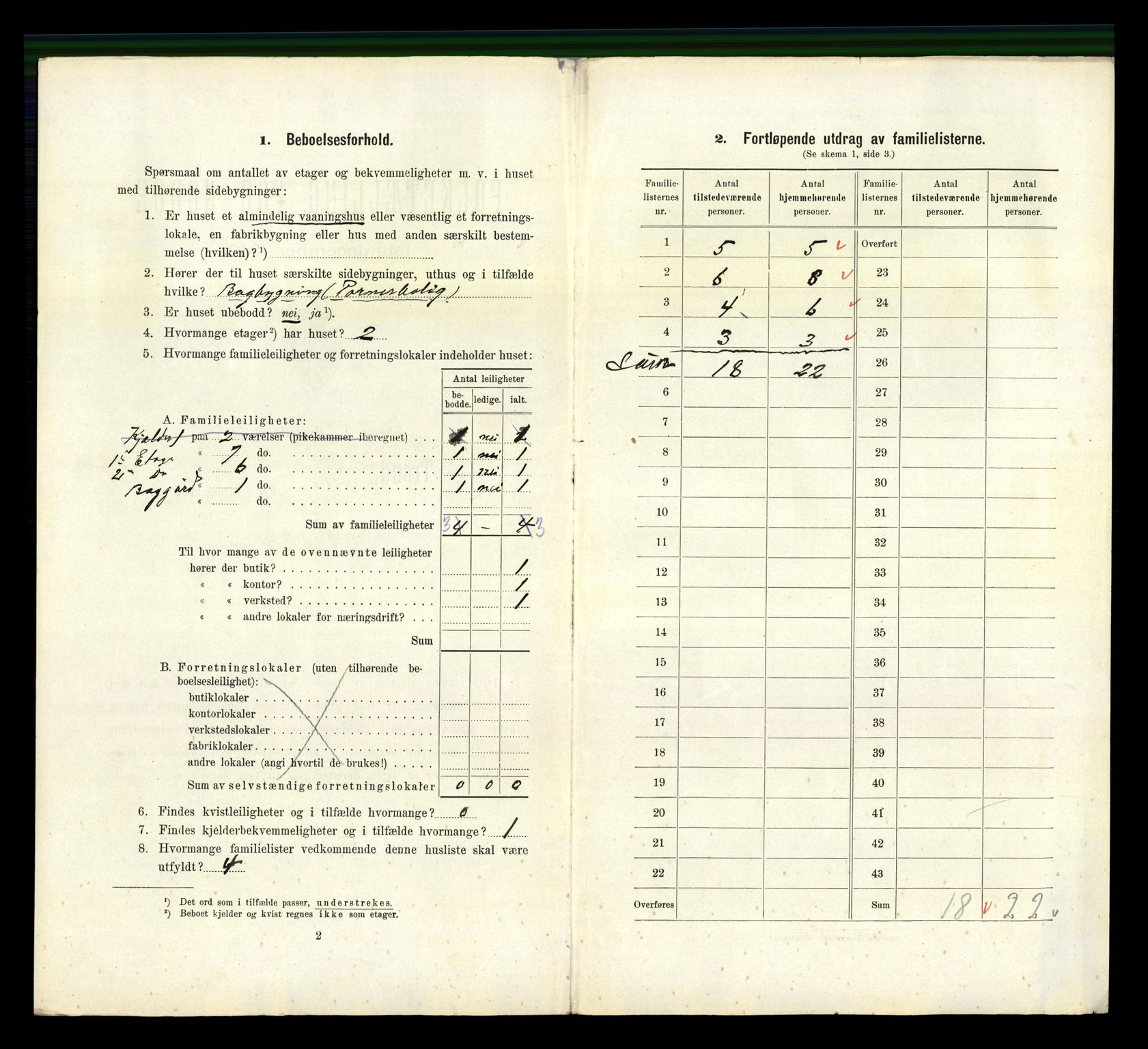 RA, 1910 census for Trondheim, 1910, p. 16546