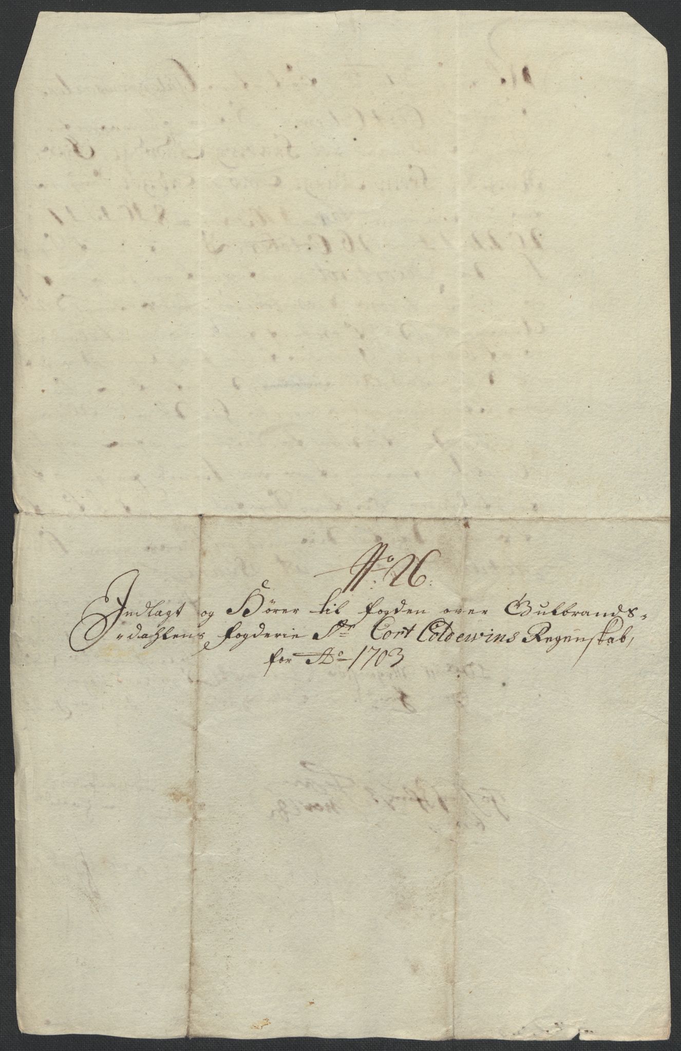 Rentekammeret inntil 1814, Reviderte regnskaper, Fogderegnskap, AV/RA-EA-4092/R17/L1176: Fogderegnskap Gudbrandsdal, 1703, p. 168