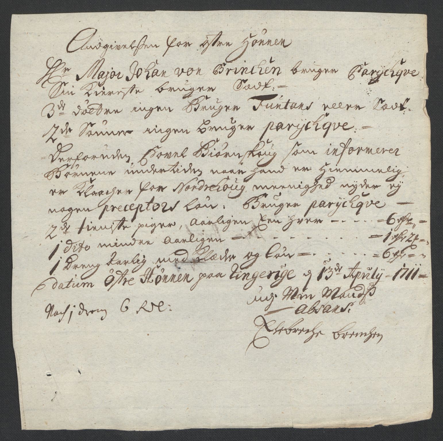 Rentekammeret inntil 1814, Reviderte regnskaper, Fogderegnskap, RA/EA-4092/R23/L1469: Fogderegnskap Ringerike og Hallingdal, 1711, p. 314