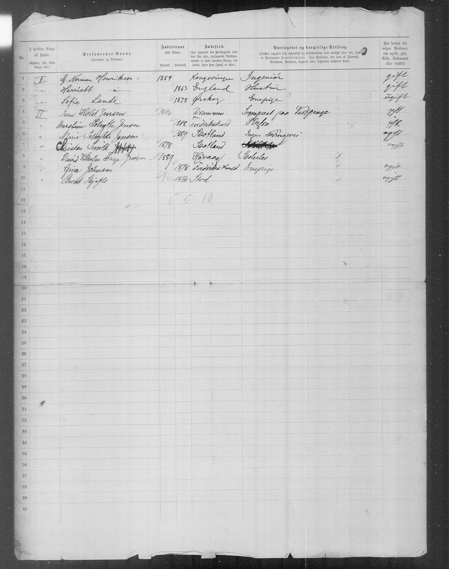 OBA, Municipal Census 1899 for Kristiania, 1899, p. 16690