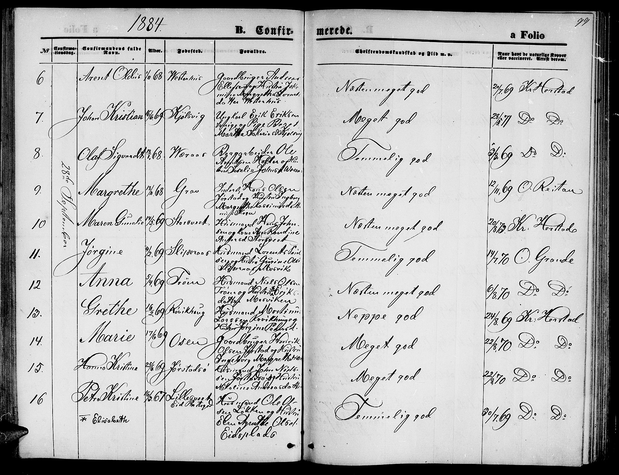 Ministerialprotokoller, klokkerbøker og fødselsregistre - Nord-Trøndelag, AV/SAT-A-1458/722/L0225: Parish register (copy) no. 722C01, 1871-1888, p. 99