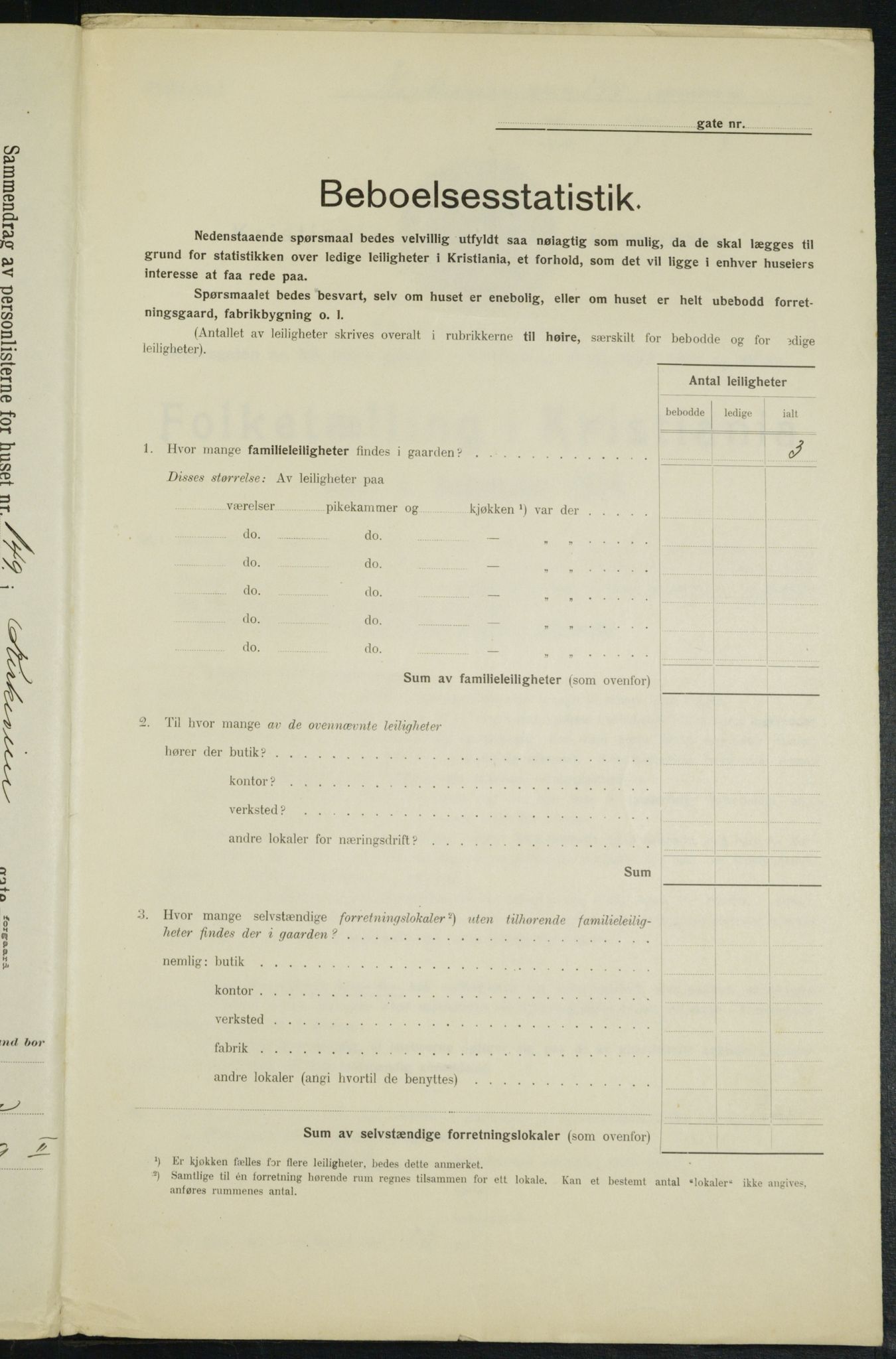 OBA, Municipal Census 1914 for Kristiania, 1914, p. 51419