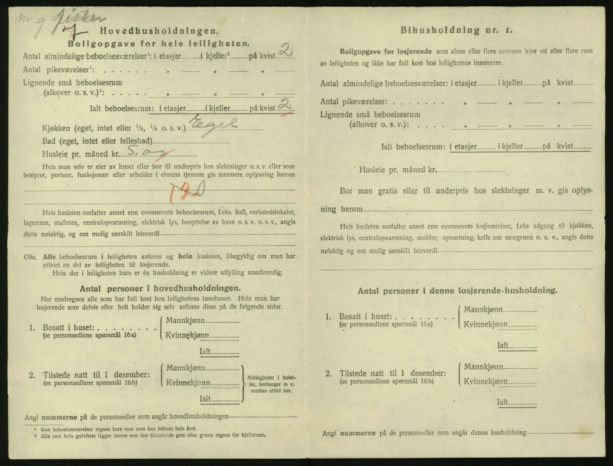 SAK, 1920 census for Risør, 1920, p. 3016