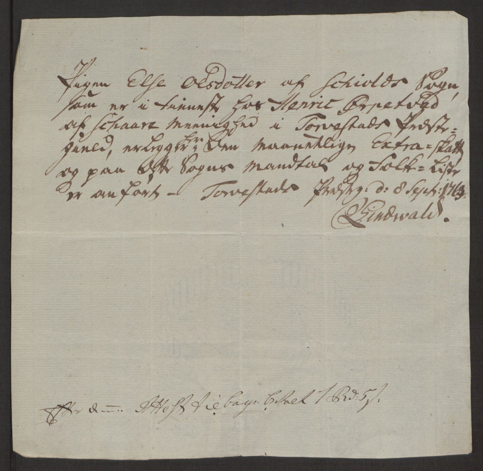 Rentekammeret inntil 1814, Reviderte regnskaper, Hovedkasseregnskaper, AV/RA-EA-4065/Rf/L0072b: Ekstraskatteregnskap, 1762, p. 265