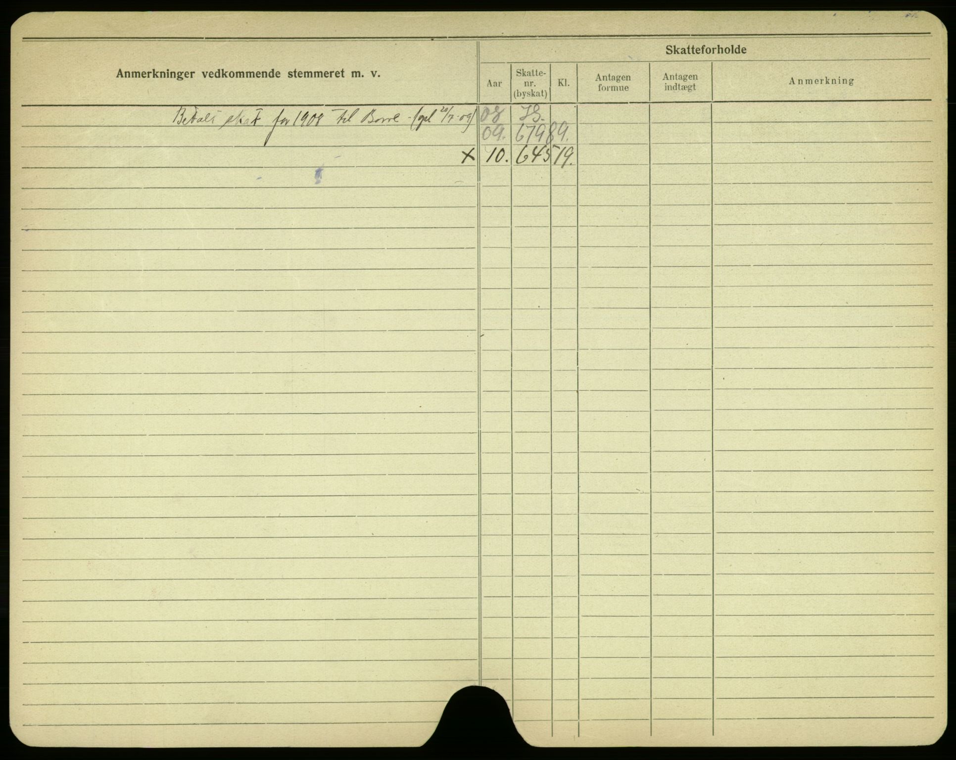 Oslo folkeregister, Registerkort, AV/SAO-A-11715/F/Fa/Fac/L0003: Menn, 1906-1914, p. 253b