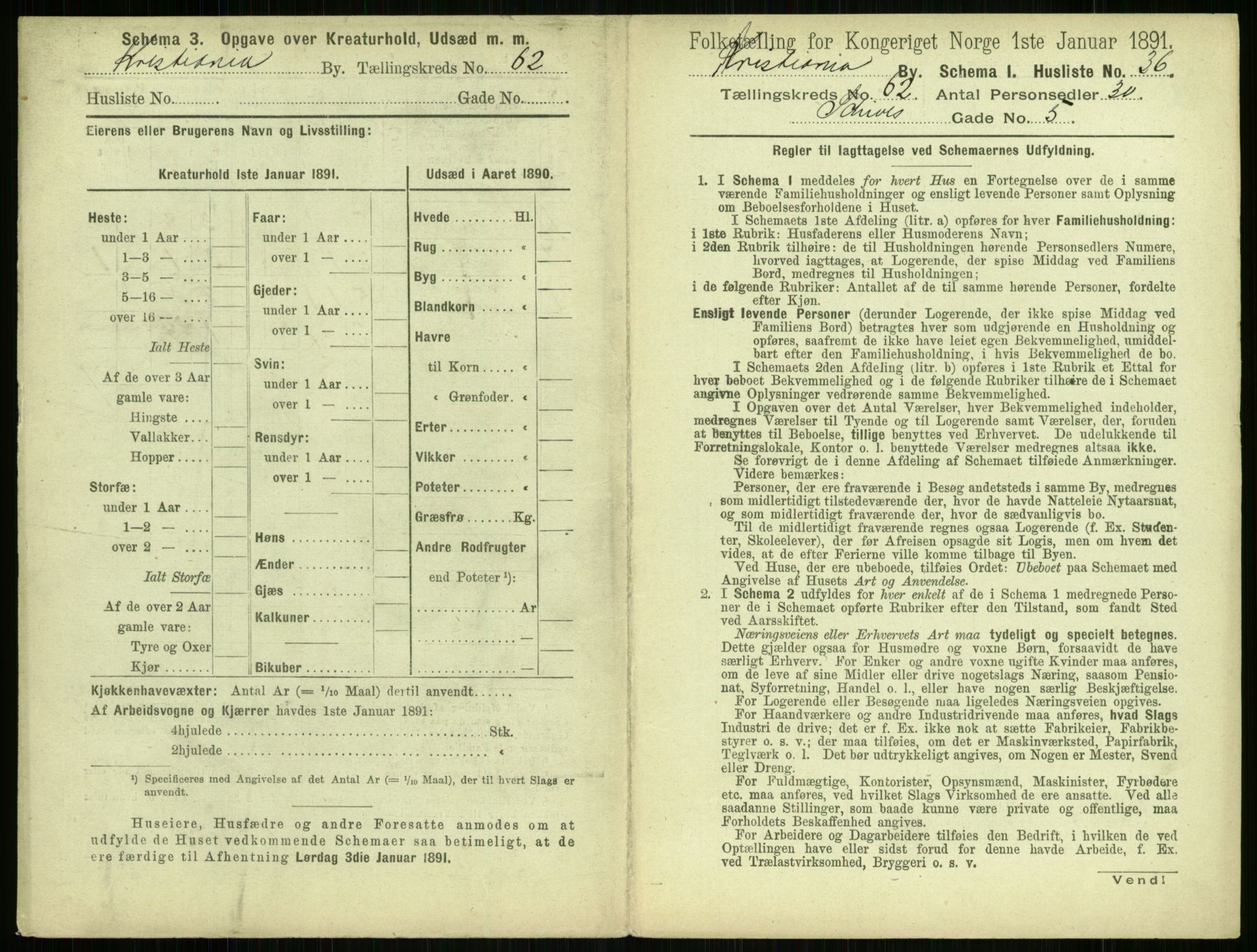 RA, 1891 census for 0301 Kristiania, 1891, p. 33060