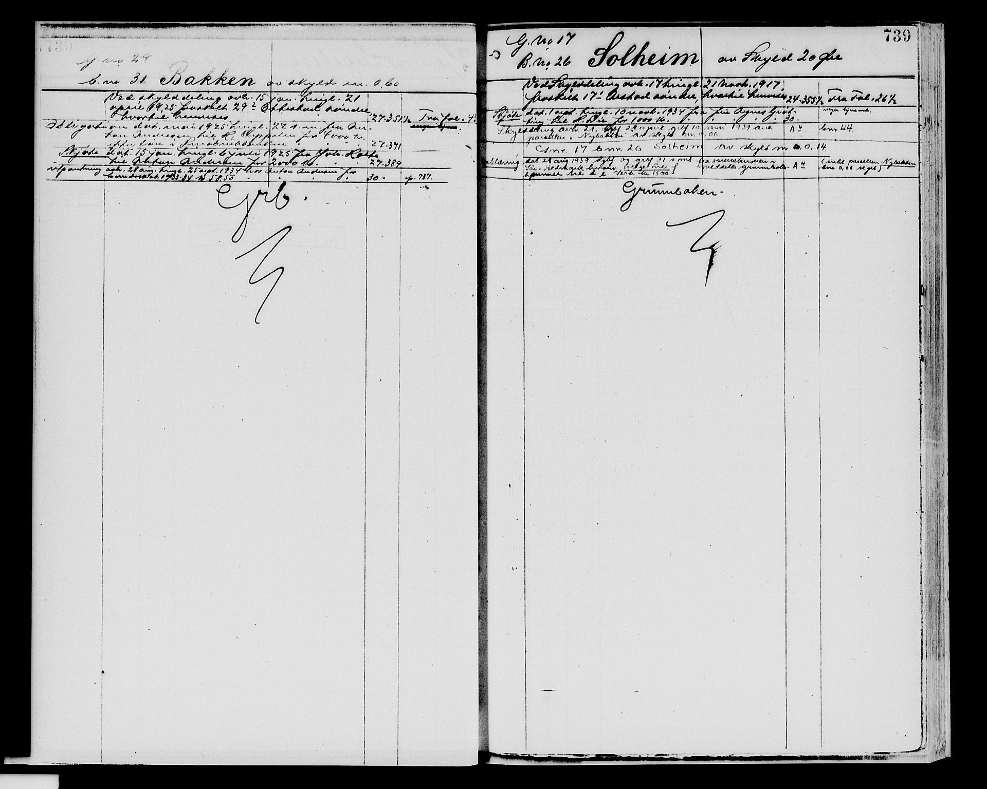 Sør-Hedmark sorenskriveri, AV/SAH-TING-014/H/Ha/Hac/Haca/L0003B: Mortgage register no. 3.3B, 1915-1943, p. 739