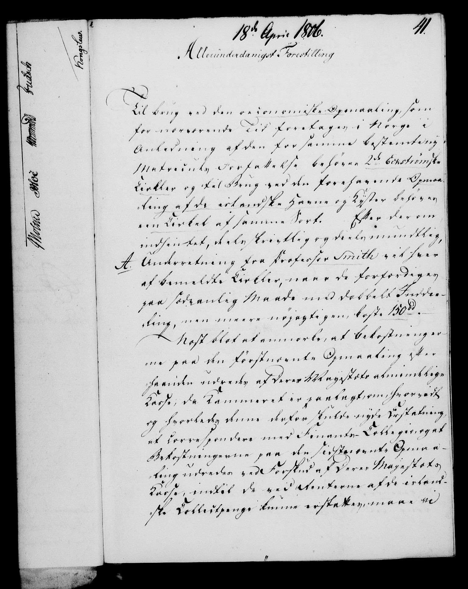 Rentekammeret, Kammerkanselliet, RA/EA-3111/G/Gf/Gfa/L0088: Norsk relasjons- og resolusjonsprotokoll (merket RK 52.88), 1806, p. 265