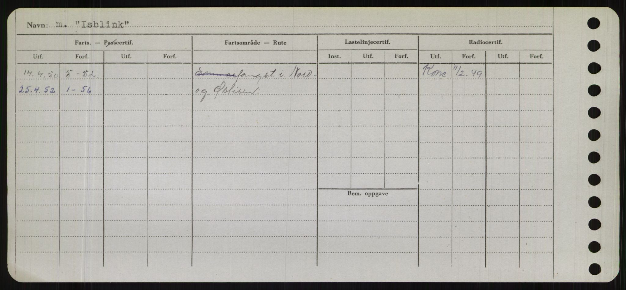 Sjøfartsdirektoratet med forløpere, Skipsmålingen, AV/RA-S-1627/H/Hb/L0003: Fartøy, I-N, p. 16