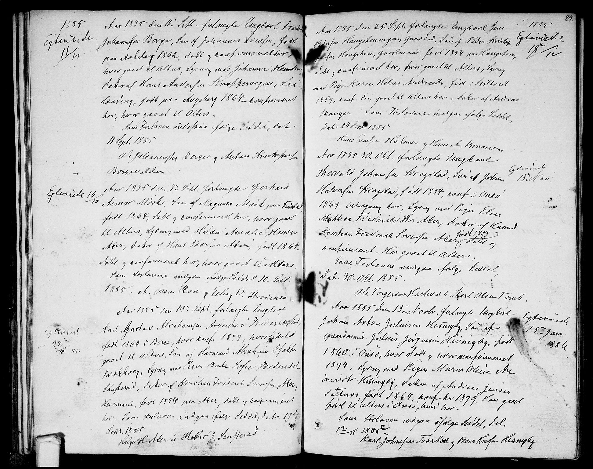 Råde prestekontor kirkebøker, AV/SAO-A-2009/F/Fa/L0003: Parish register (official) no. 3, 1806-1814, p. 89