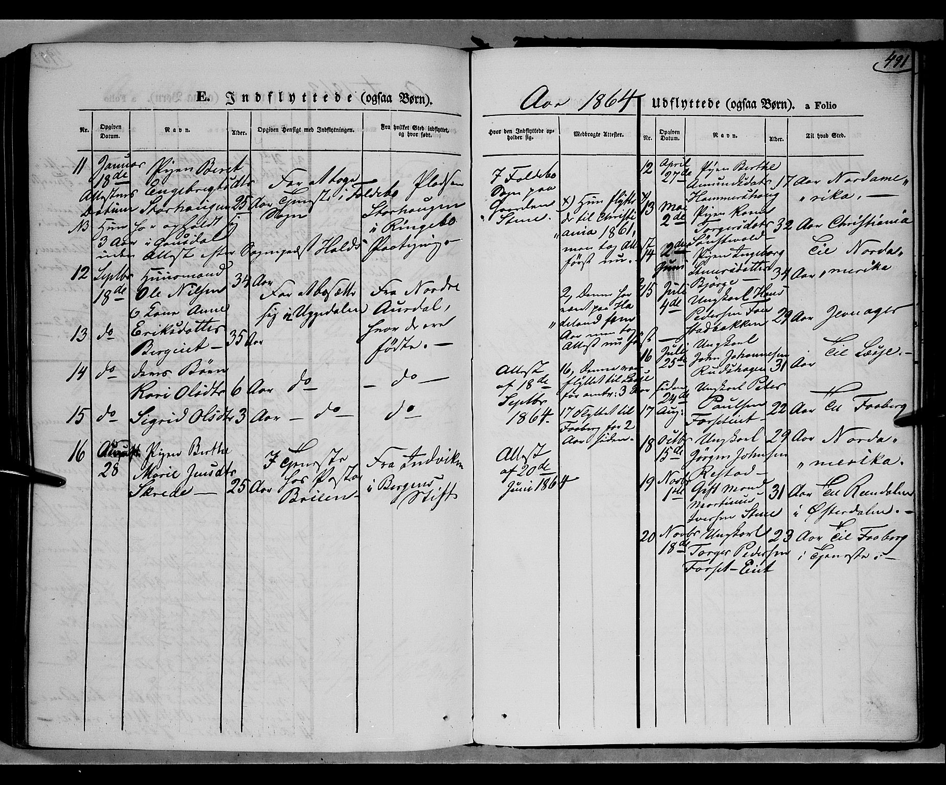 Gausdal prestekontor, AV/SAH-PREST-090/H/Ha/Haa/L0009: Parish register (official) no. 9, 1862-1873, p. 491