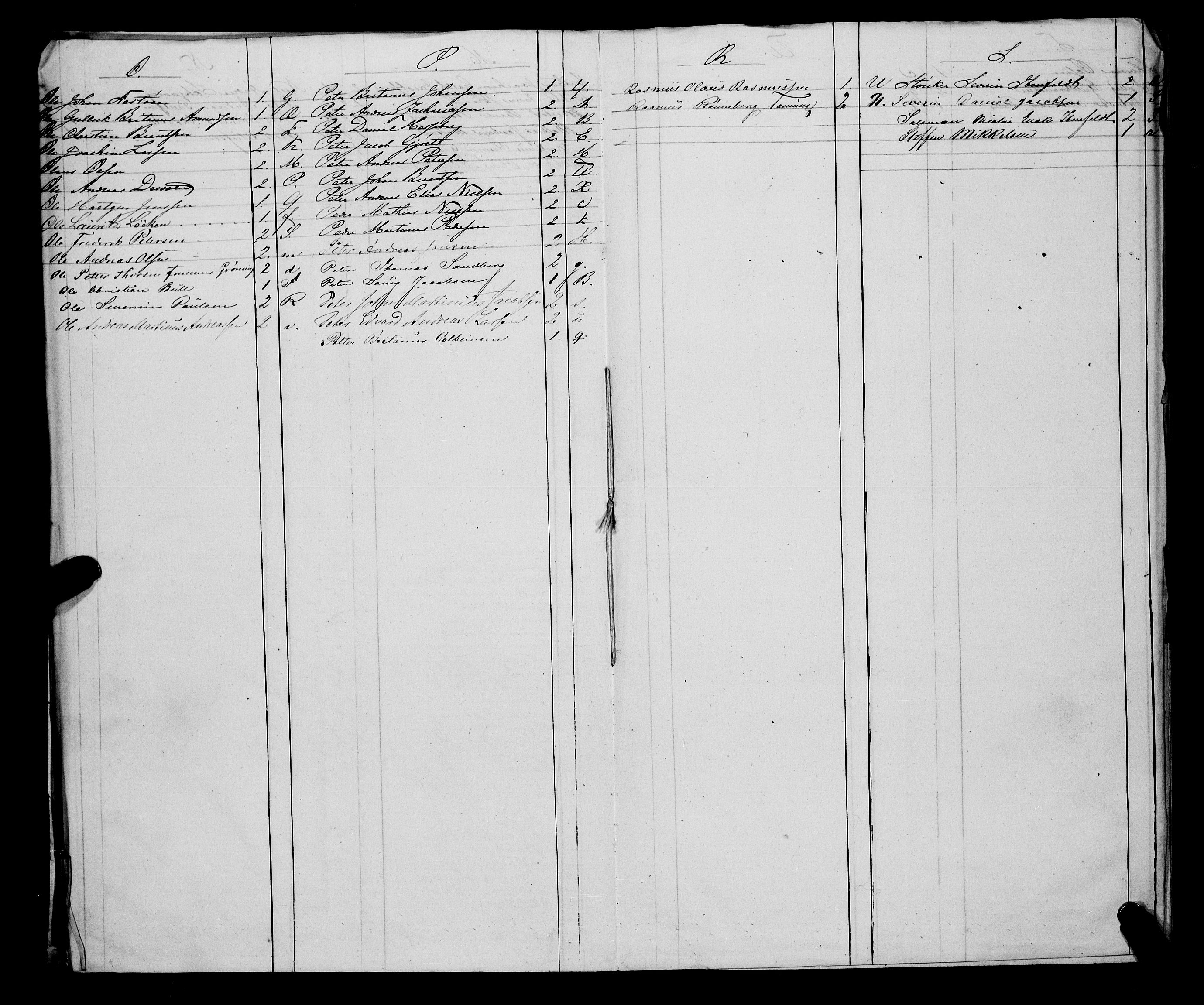 Sjøinnrulleringen - Trondhjemske distrikt, AV/SAT-A-5121/01/L0307: Hovedrulle, ungdomsrulle og ekstrarulle for Ålesund by, 1831-1846