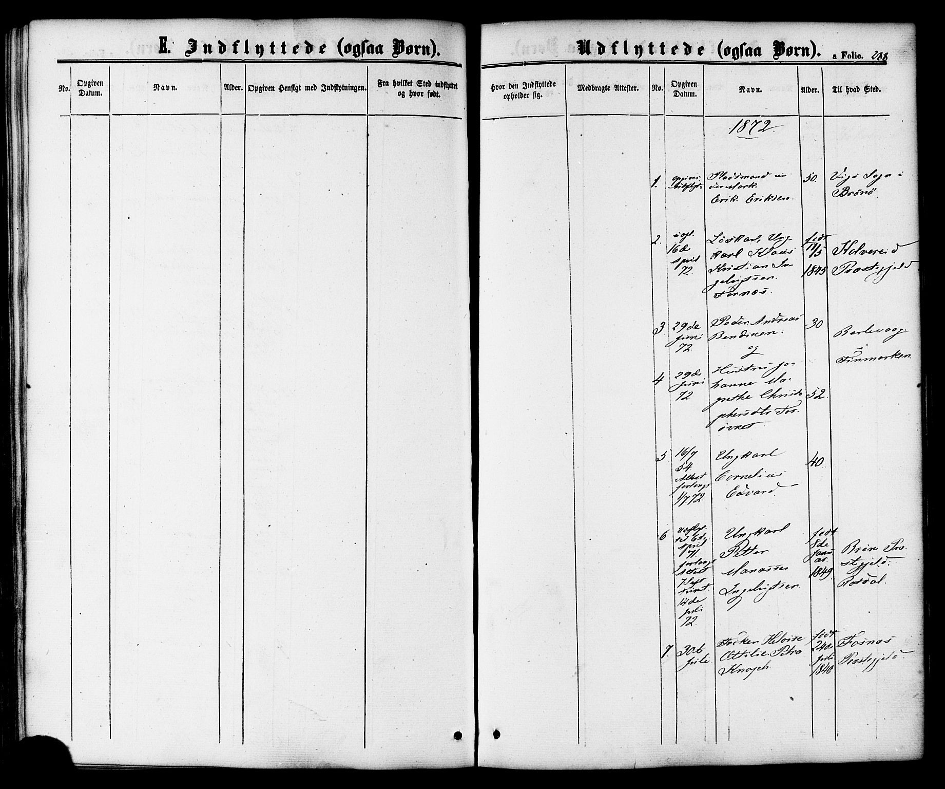 Ministerialprotokoller, klokkerbøker og fødselsregistre - Nordland, SAT/A-1459/810/L0146: Parish register (official) no. 810A08 /1, 1862-1874, p. 288