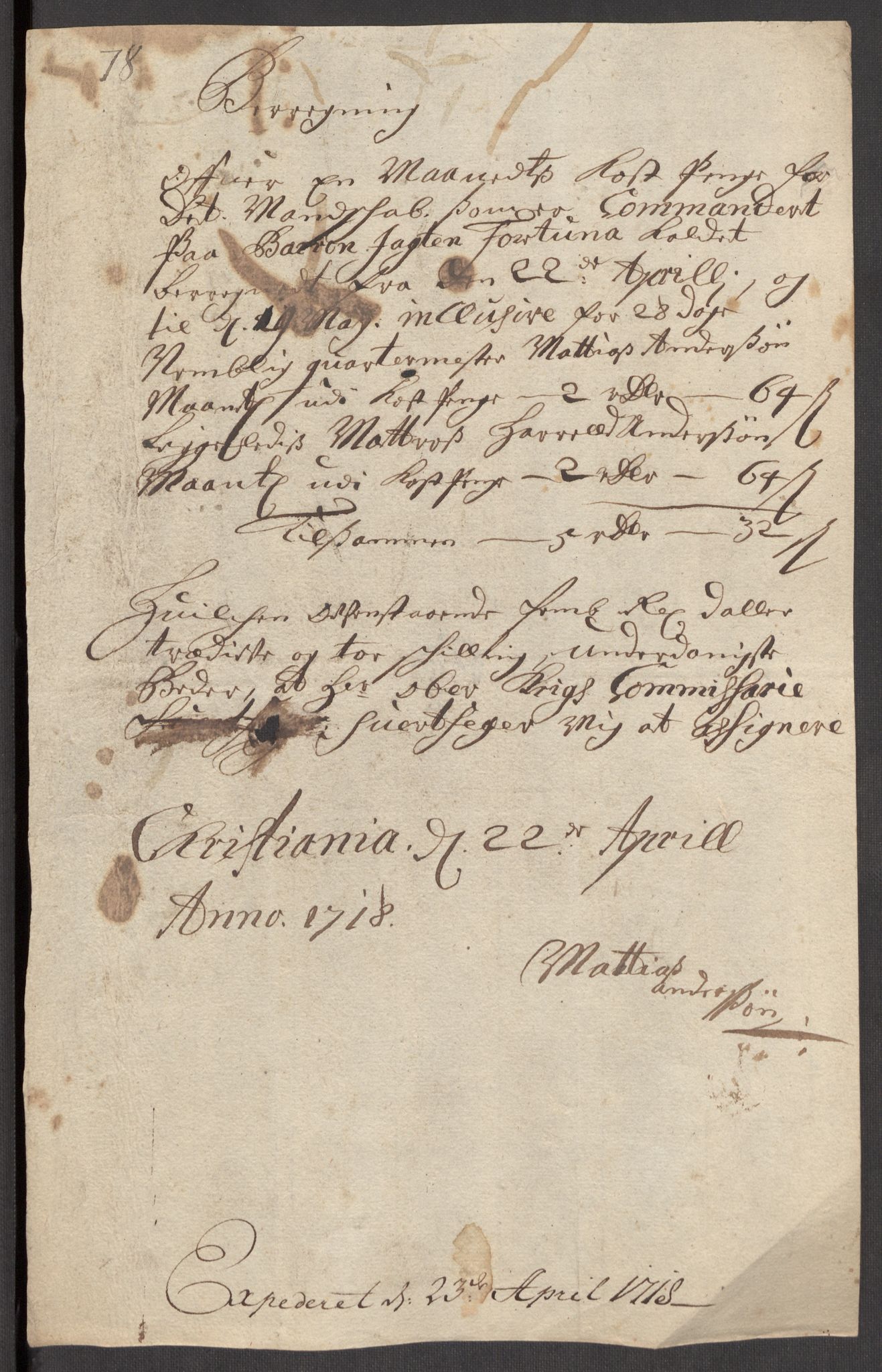 Kommanderende general (KG I) med Det norske krigsdirektorium, AV/RA-EA-5419/E/Eb/L0001: Ruller over noen kompanier som tjenestegjorde på flåten, 1712-1721, p. 605