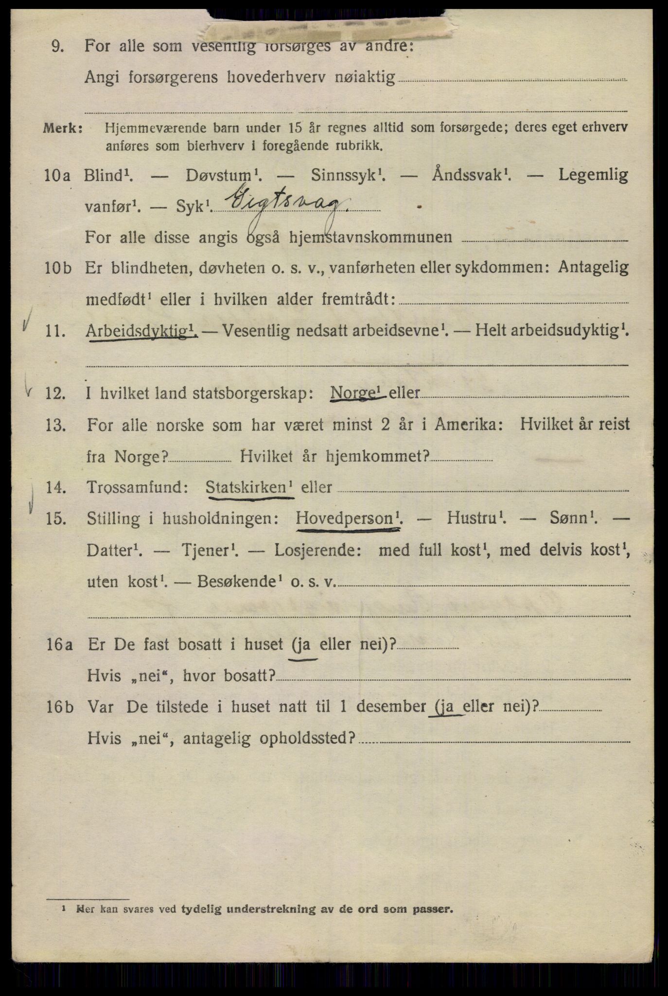 SAO, 1920 census for Kristiania, 1920, p. 272948