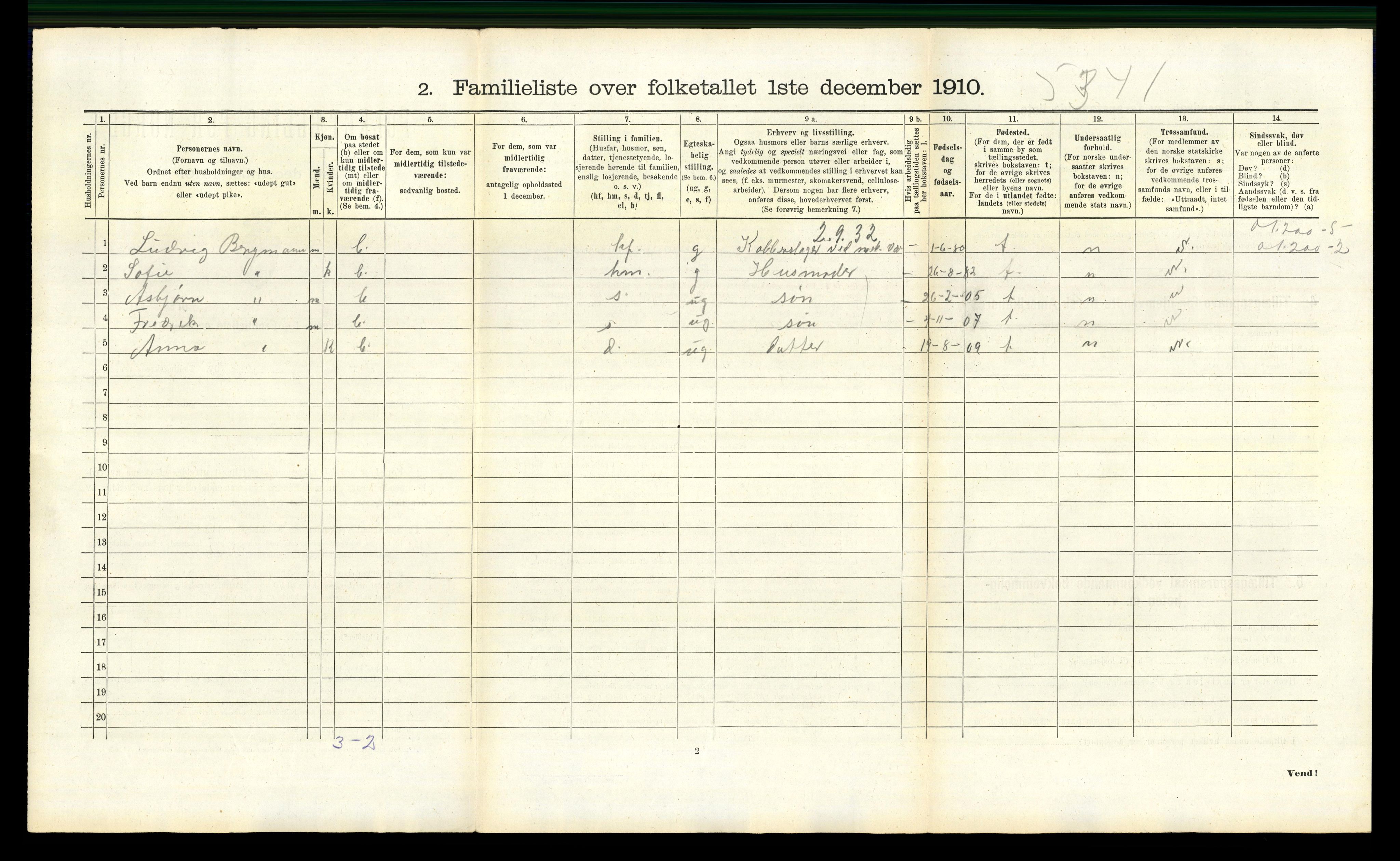 RA, 1910 census for Fredrikstad, 1910, p. 8997