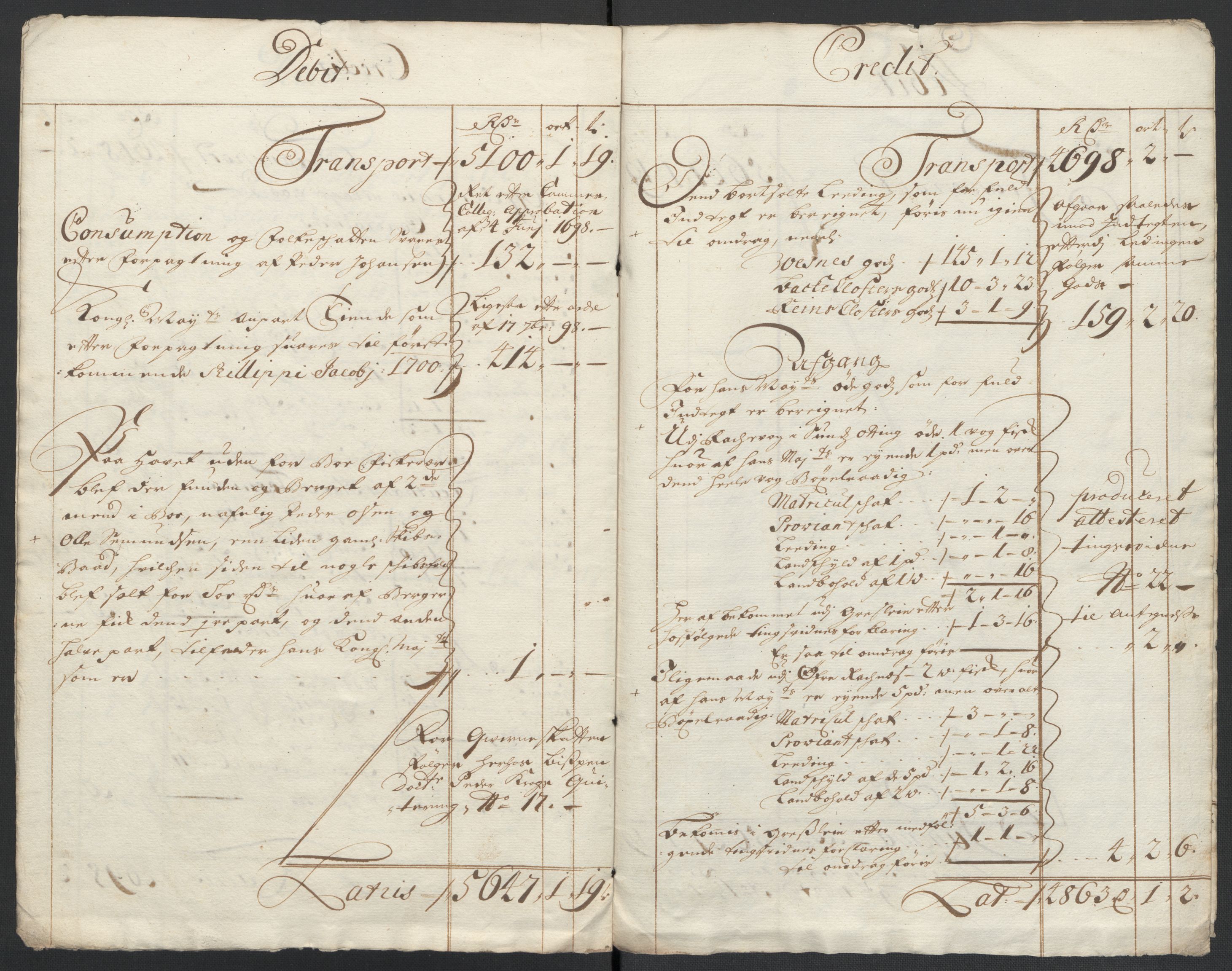 Rentekammeret inntil 1814, Reviderte regnskaper, Fogderegnskap, AV/RA-EA-4092/R55/L3654: Fogderegnskap Romsdal, 1699-1700, p. 8