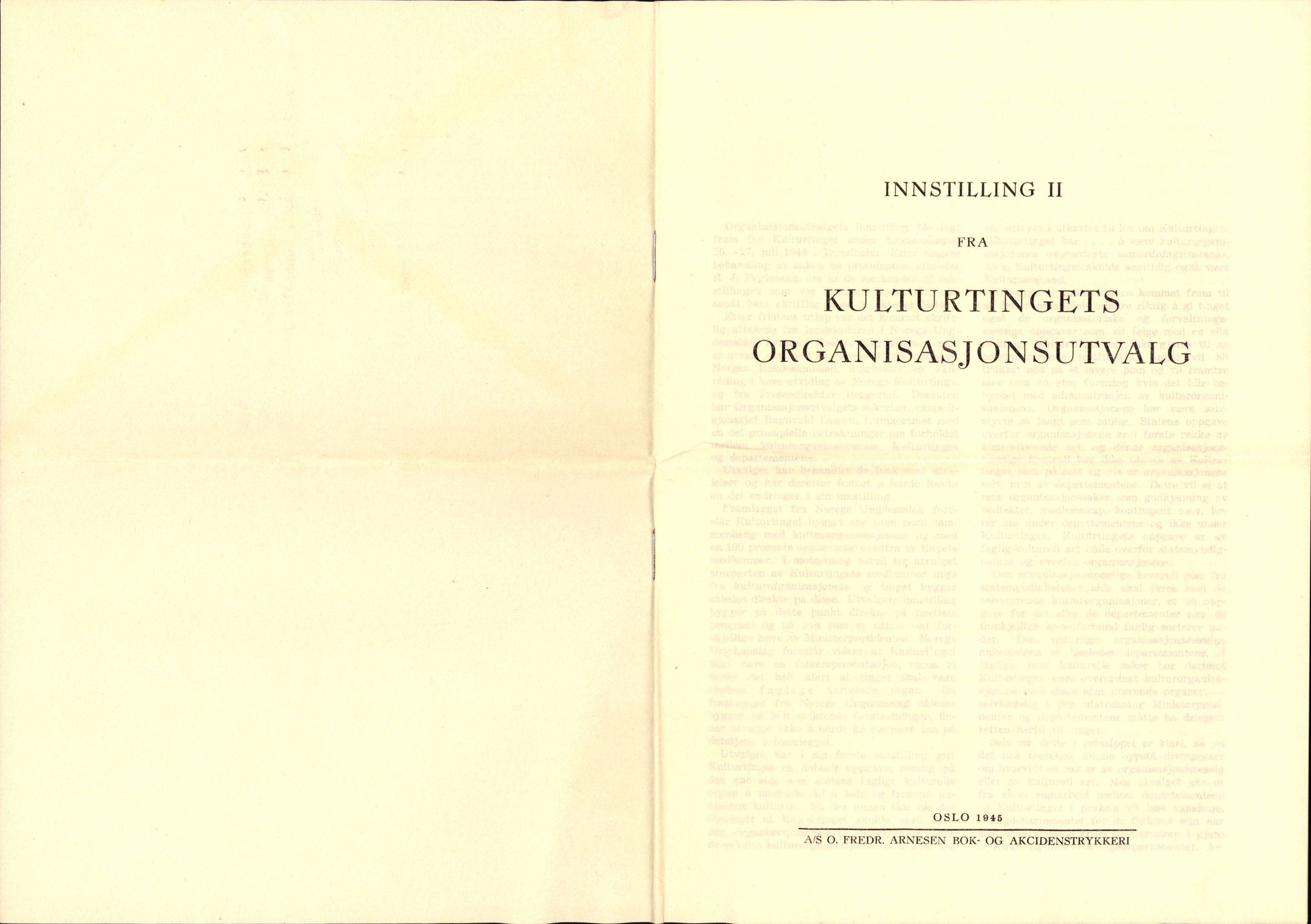 Kultur- og folkeopplysningsdepartementet, Den alminnelige avdeling. 1940-45, AV/RA-S-6010/E/Ea/L0016/0007: Sakarkiv / Kulturtingets møter 1944 i Trondheim, 1943-1945, p. 4