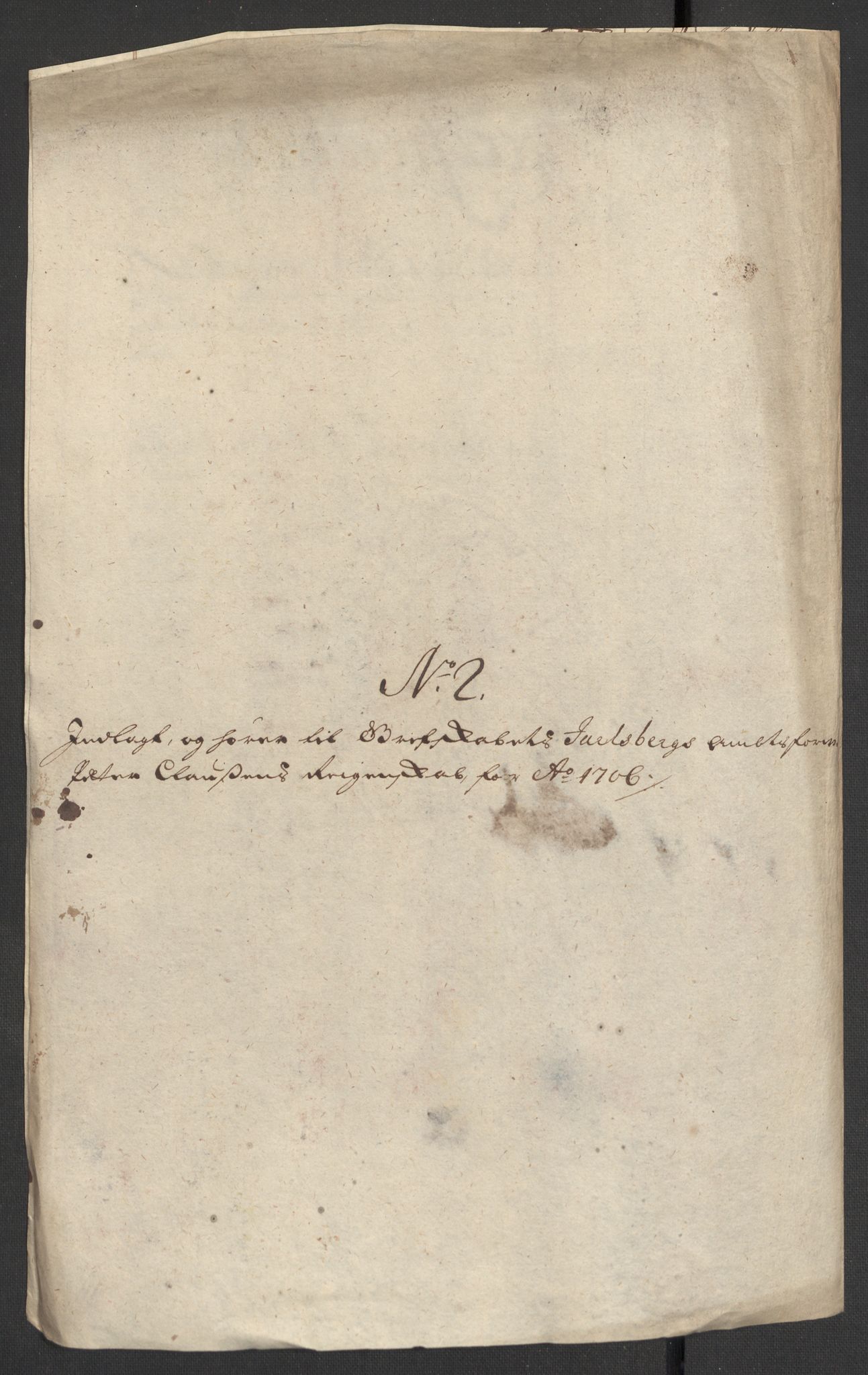Rentekammeret inntil 1814, Reviderte regnskaper, Fogderegnskap, RA/EA-4092/R32/L1872: Fogderegnskap Jarlsberg grevskap, 1706-1707, p. 128