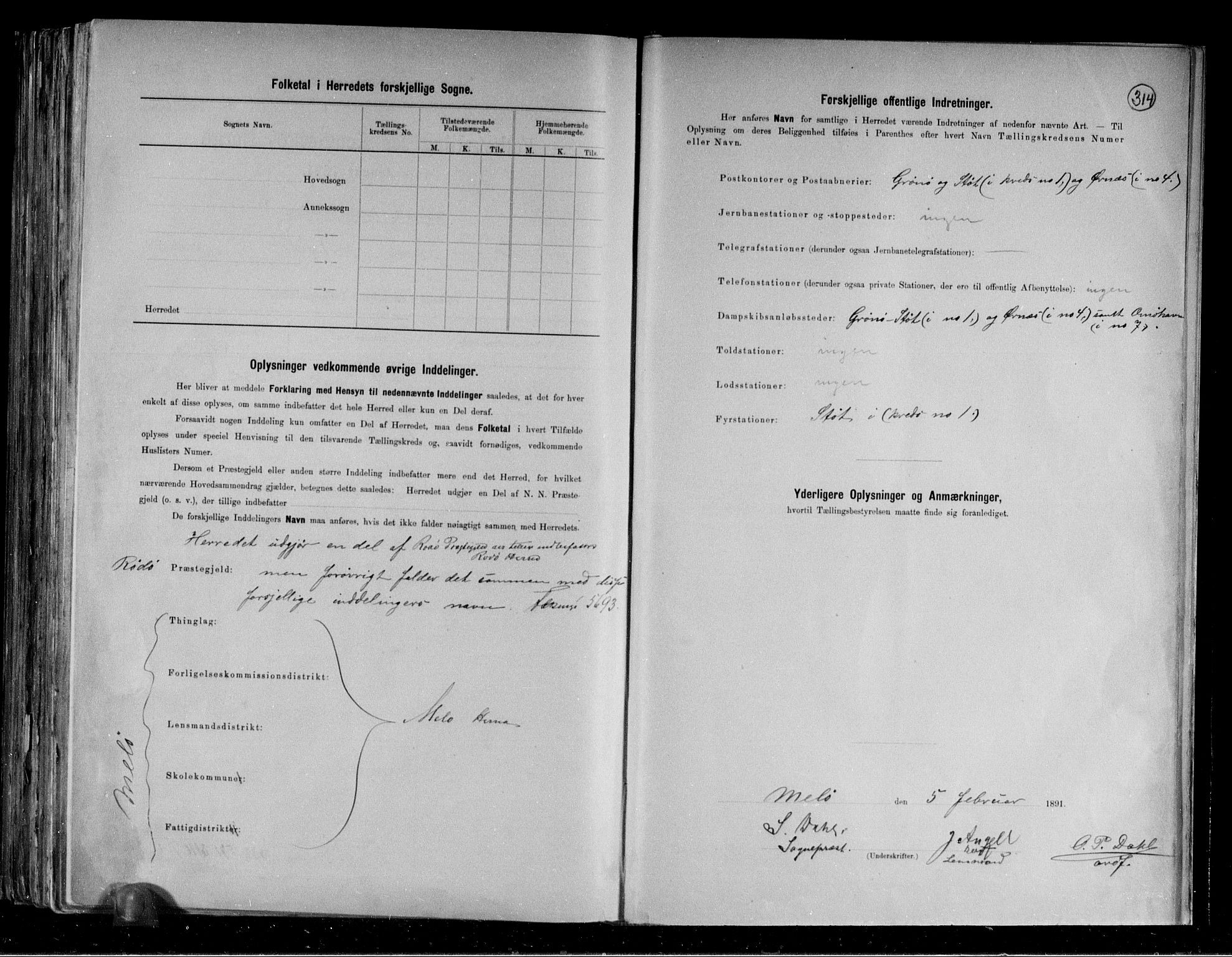 RA, 1891 census for 1837 Meløy, 1891, p. 3