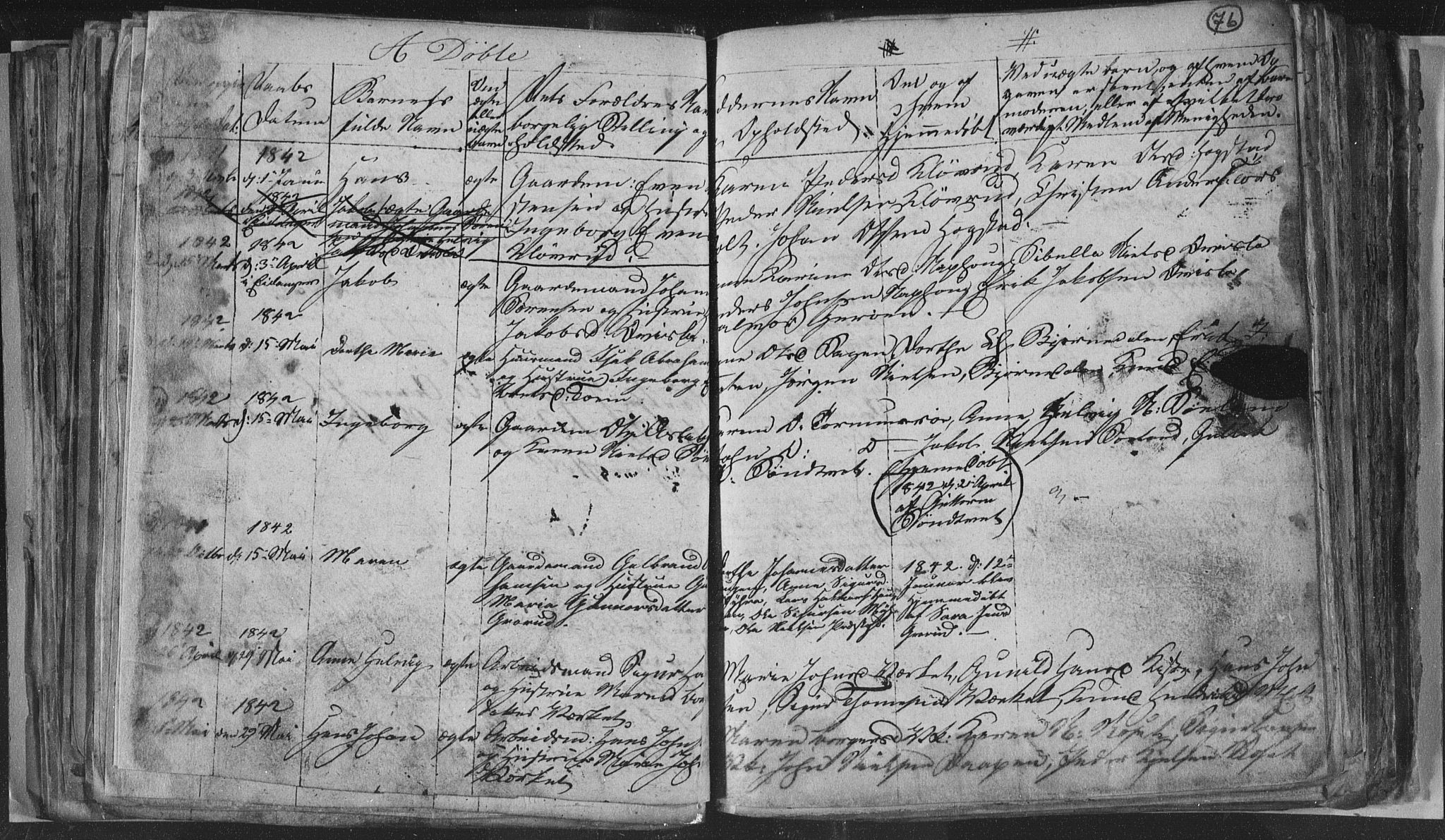 Siljan kirkebøker, AV/SAKO-A-300/G/Ga/L0001: Parish register (copy) no. 1, 1827-1847, p. 76