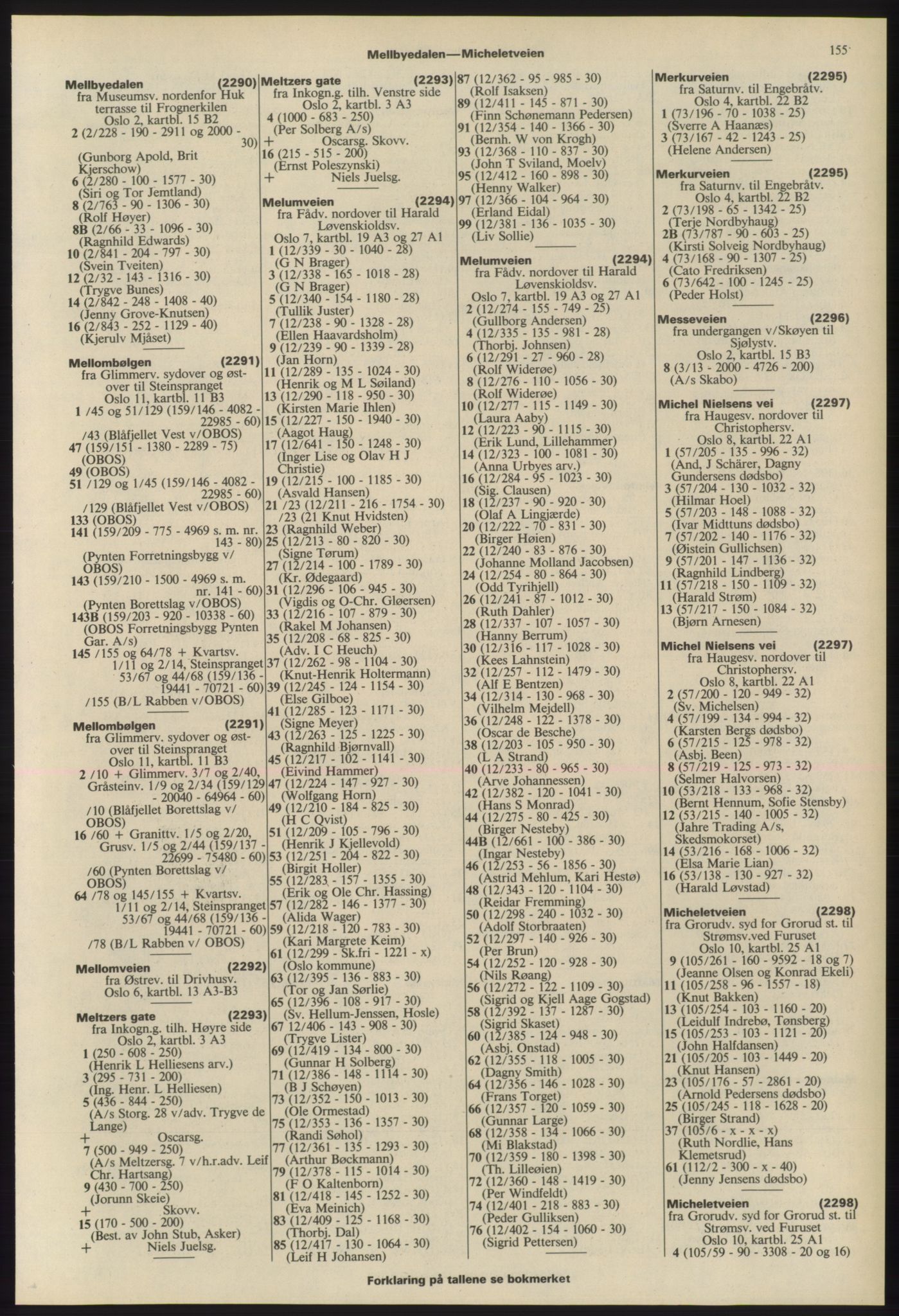 Kristiania/Oslo adressebok, PUBL/-, 1975-1976, p. 155