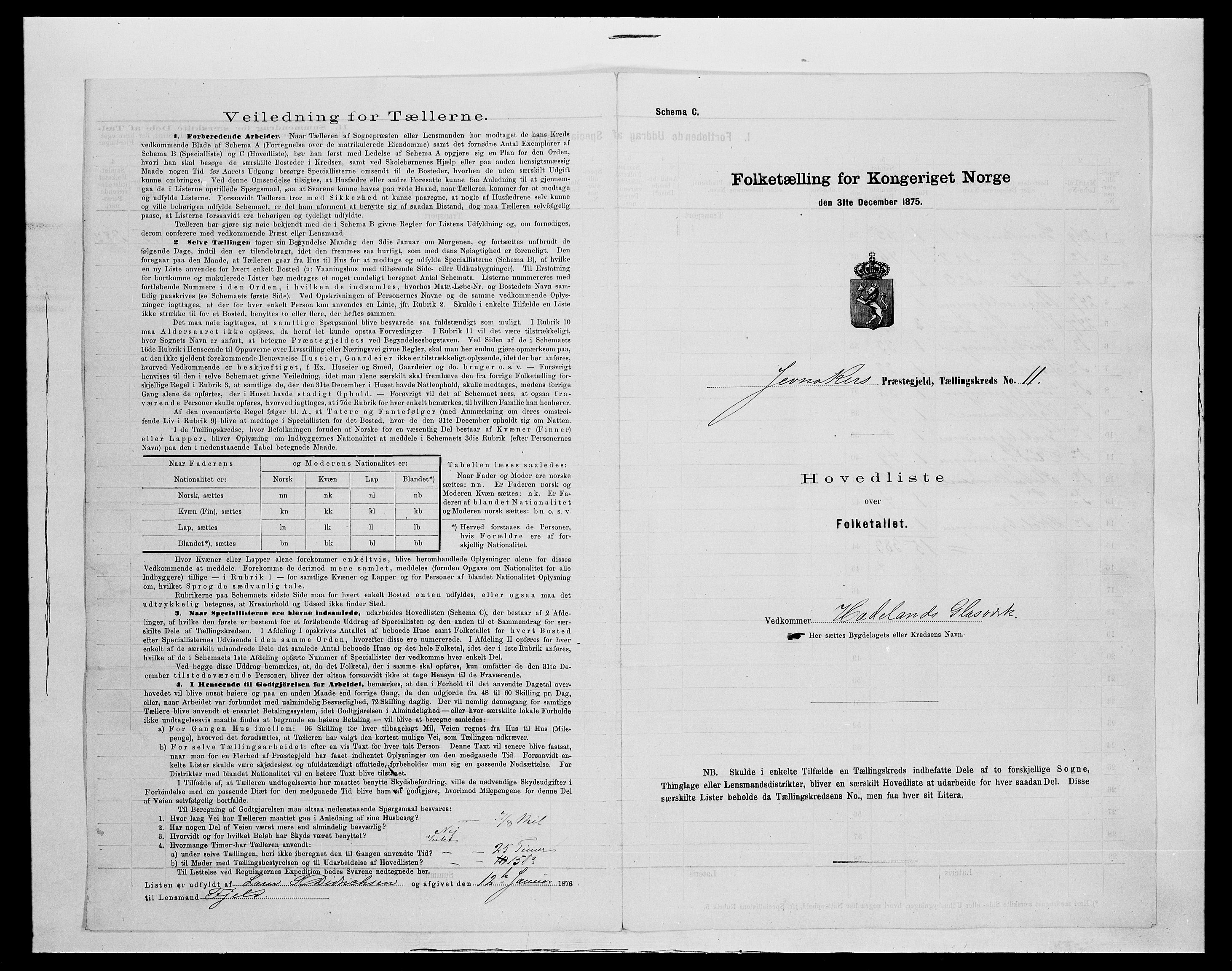 SAH, 1875 census for 0532P Jevnaker, 1875, p. 51