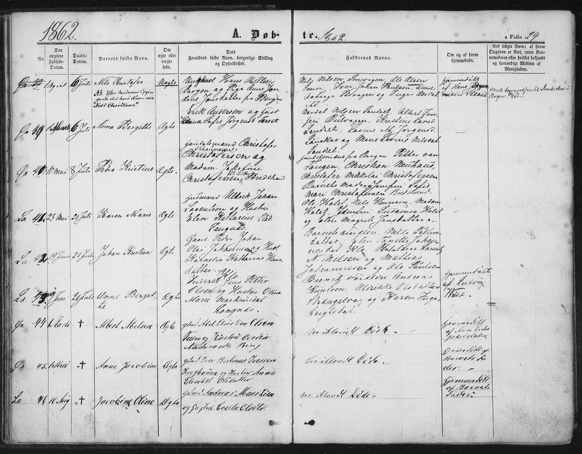 Ministerialprotokoller, klokkerbøker og fødselsregistre - Nordland, SAT/A-1459/893/L1333: Parish register (official) no. 893A06, 1858-1866, p. 29