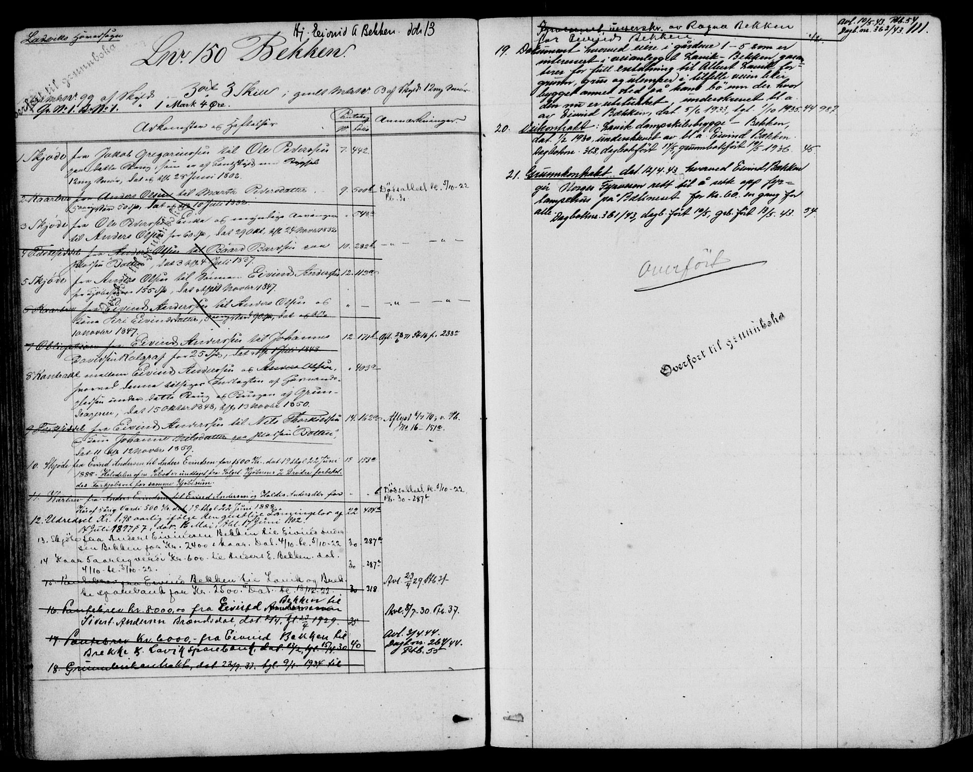 Ytre Sogn tingrett, SAB/A-2601/1/G/Gaa/L0032: Mortgage register no. II.A.a.32, 1800-1950, p. 111