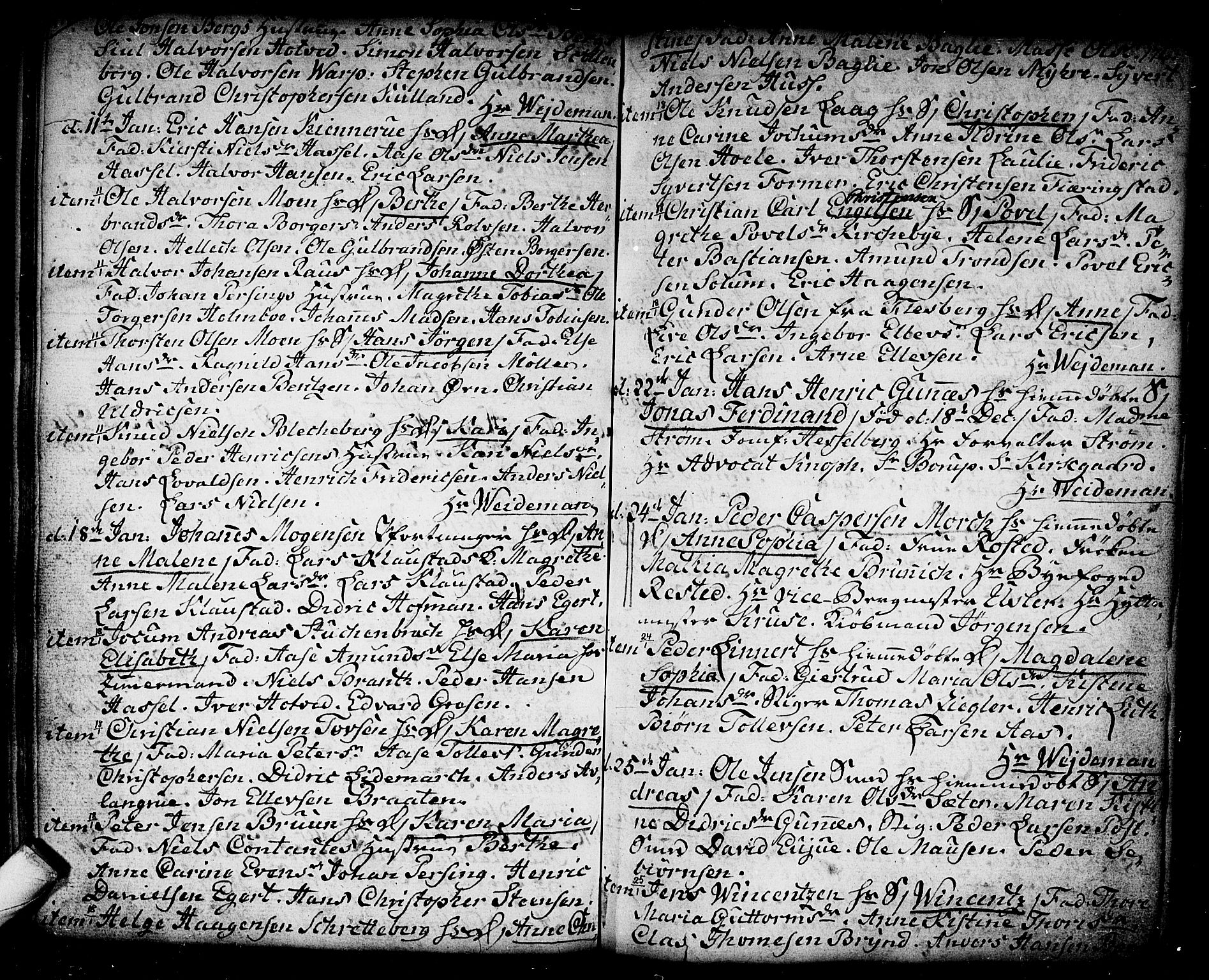 Kongsberg kirkebøker, SAKO/A-22/F/Fa/L0006: Parish register (official) no. I 6, 1783-1797, p. 176