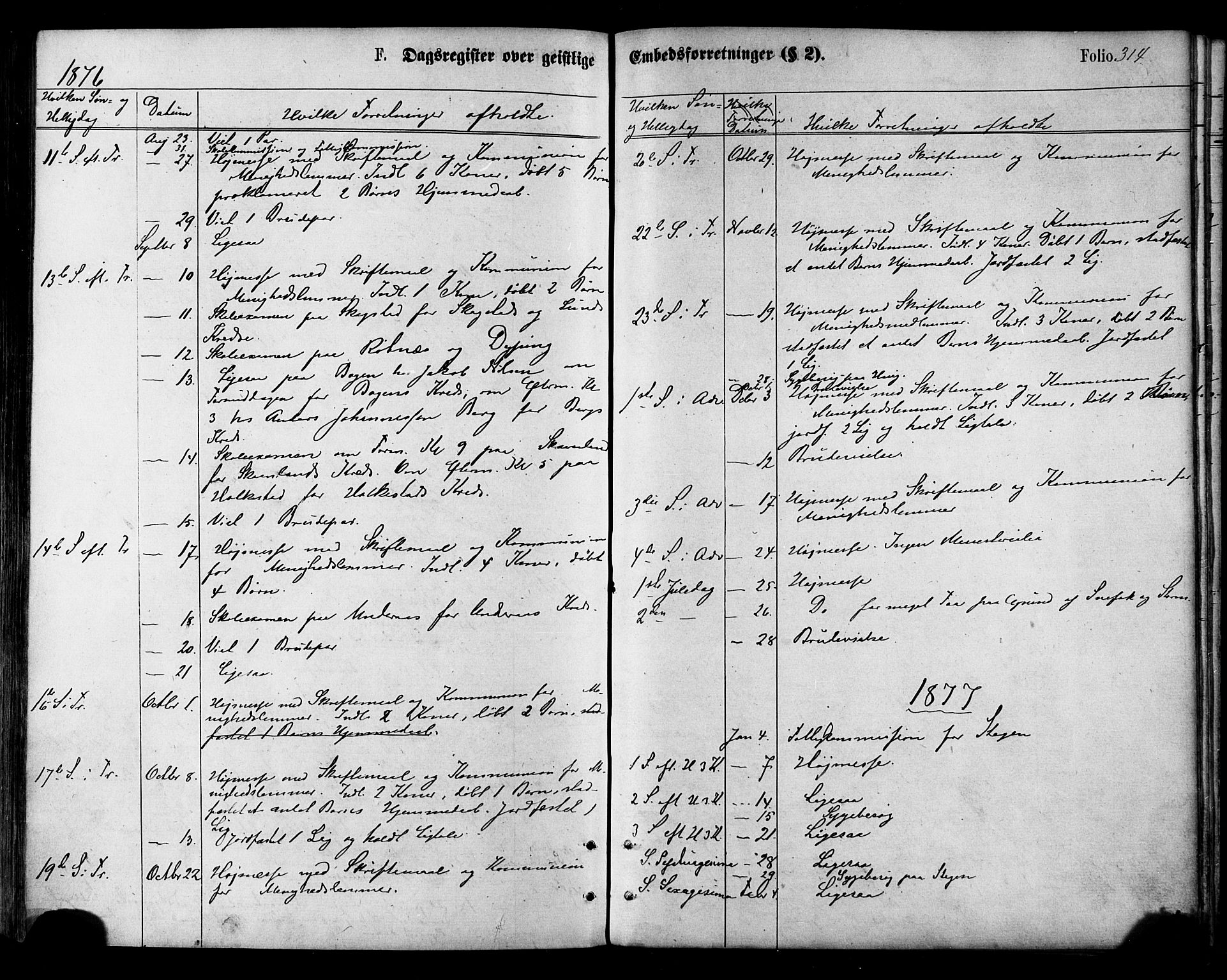 Ministerialprotokoller, klokkerbøker og fødselsregistre - Nordland, SAT/A-1459/855/L0802: Parish register (official) no. 855A10, 1875-1886, p. 314