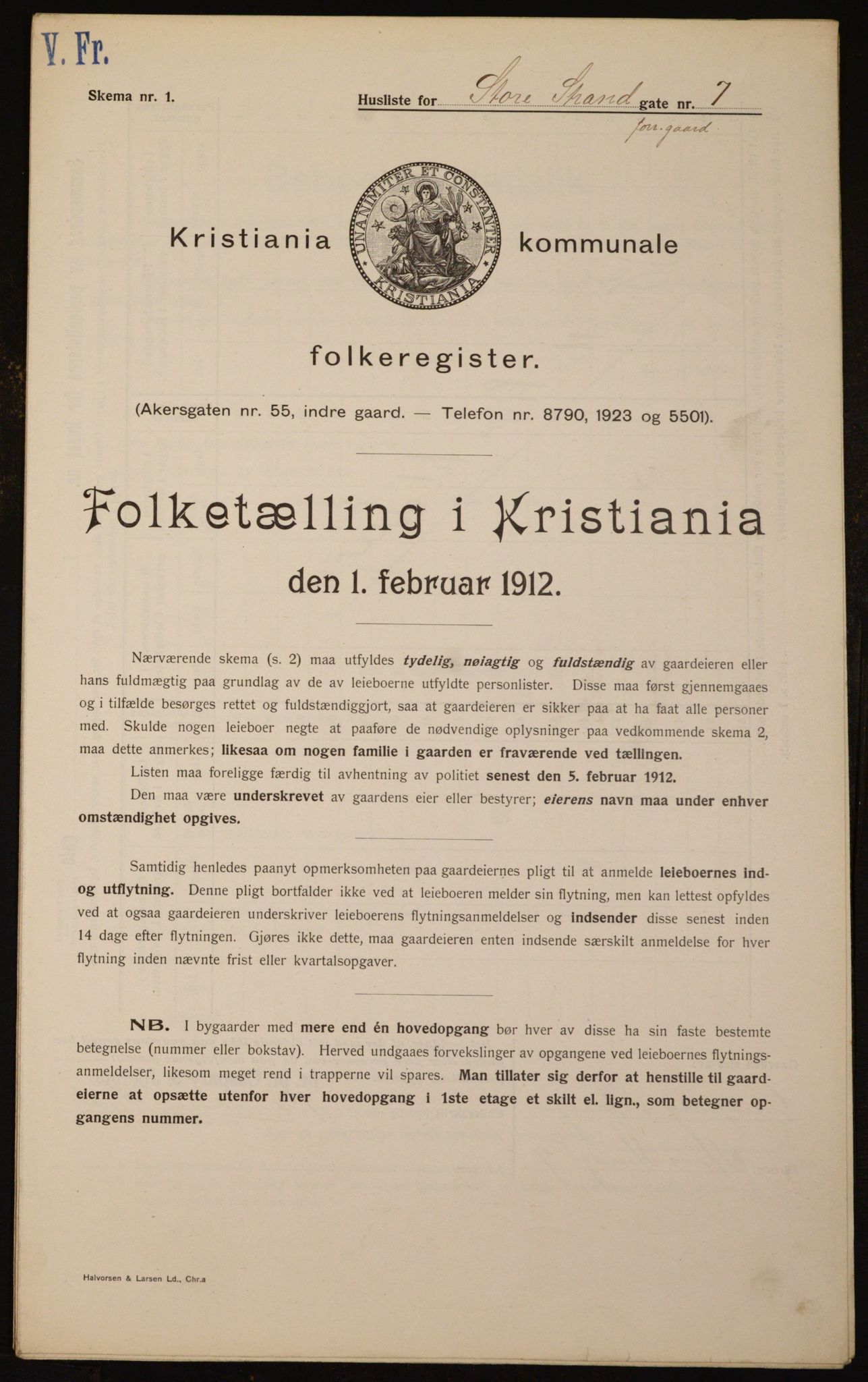 OBA, Municipal Census 1912 for Kristiania, 1912, p. 102936