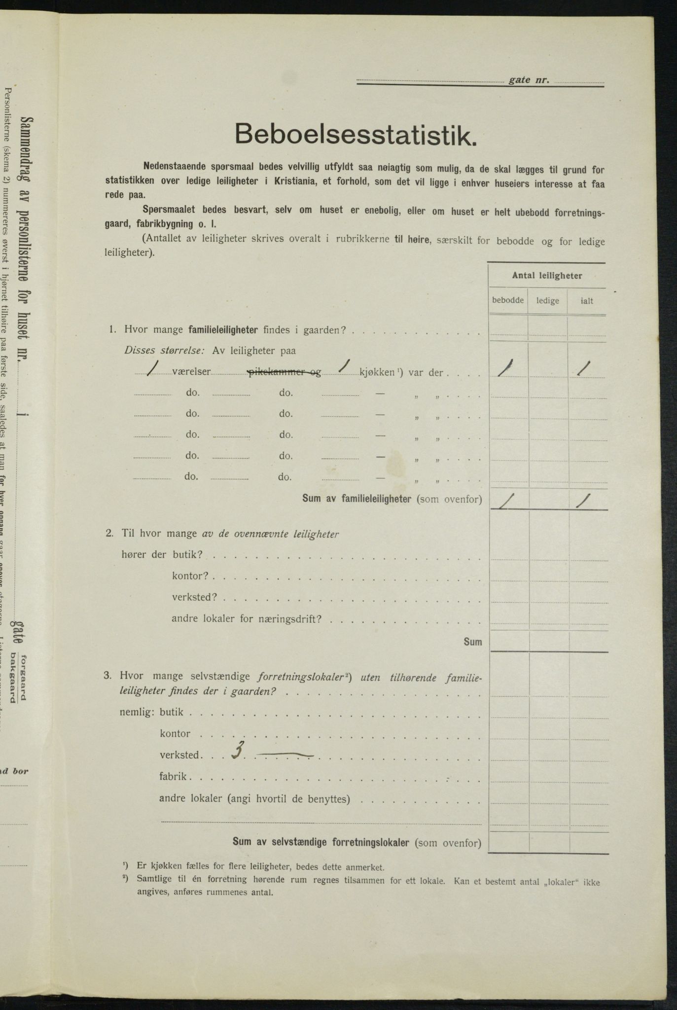 OBA, Municipal Census 1913 for Kristiania, 1913, p. 49754