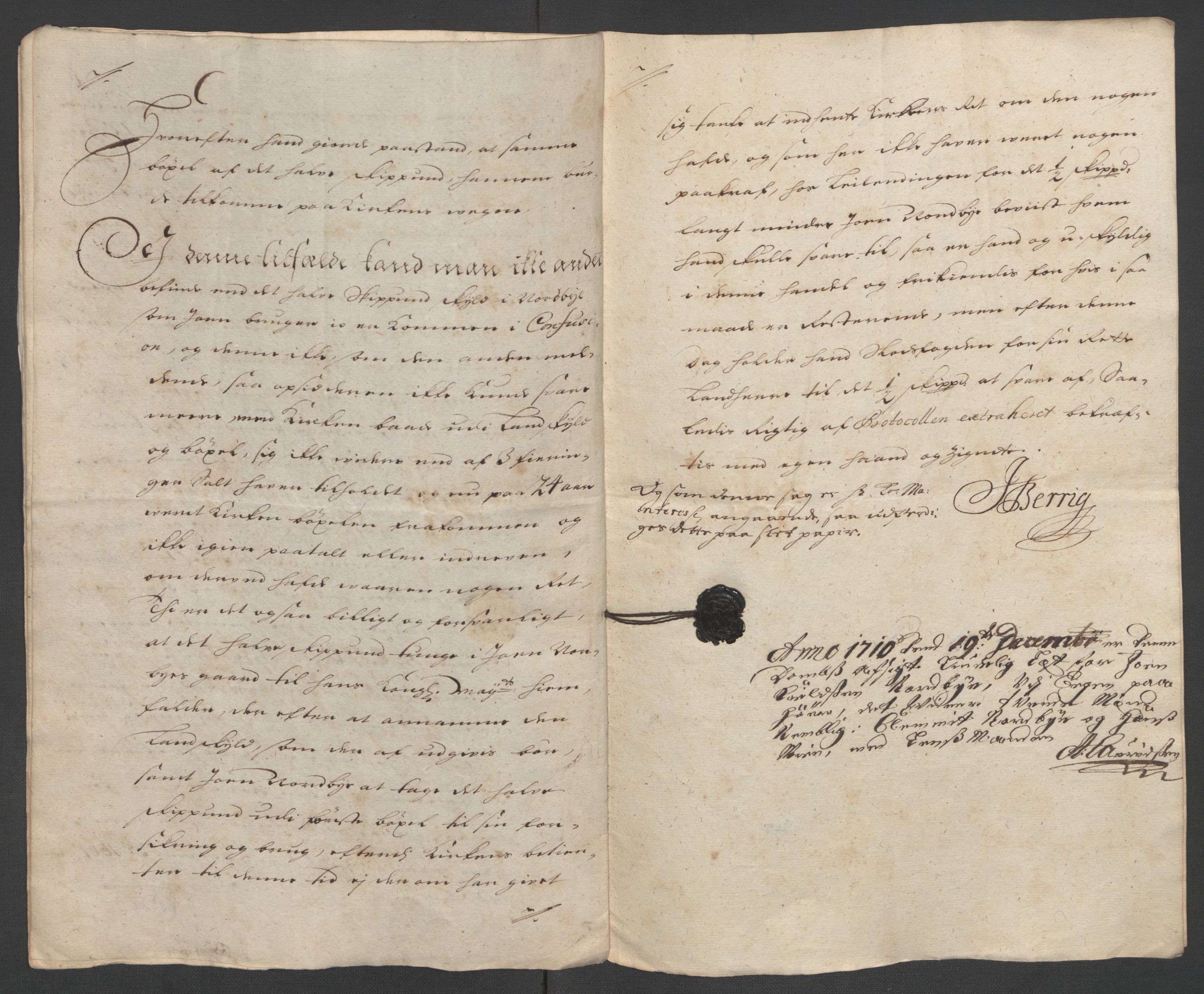 Rentekammeret inntil 1814, Reviderte regnskaper, Fogderegnskap, AV/RA-EA-4092/R10/L0448: Fogderegnskap Aker og Follo, 1710-1711, p. 39