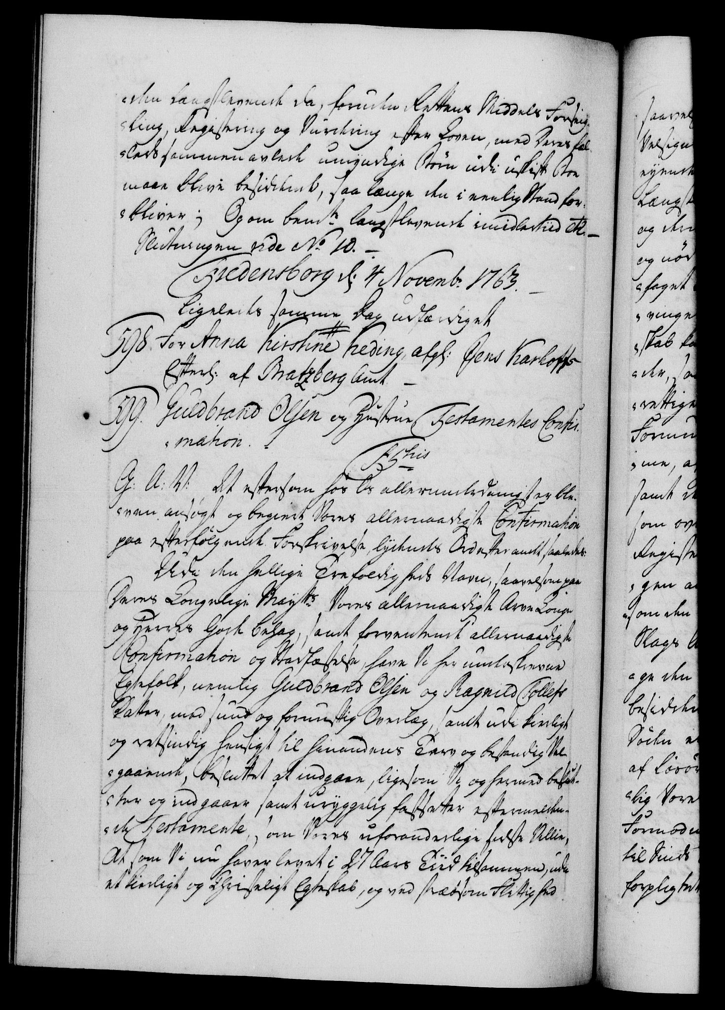 Danske Kanselli 1572-1799, AV/RA-EA-3023/F/Fc/Fca/Fcaa/L0042: Norske registre, 1763-1766, p. 209b