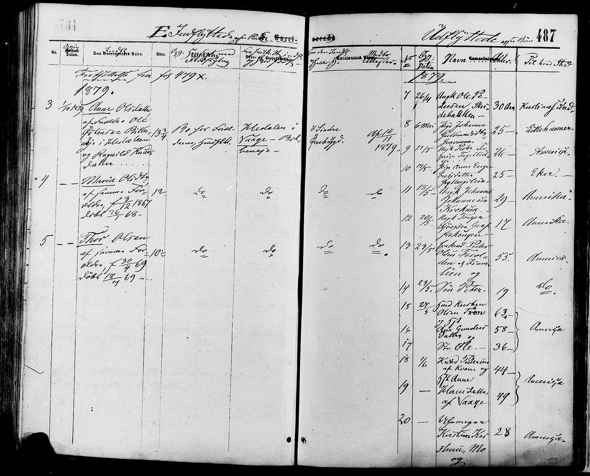 Sør-Fron prestekontor, SAH/PREST-010/H/Ha/Haa/L0002: Parish register (official) no. 2, 1864-1880, p. 487