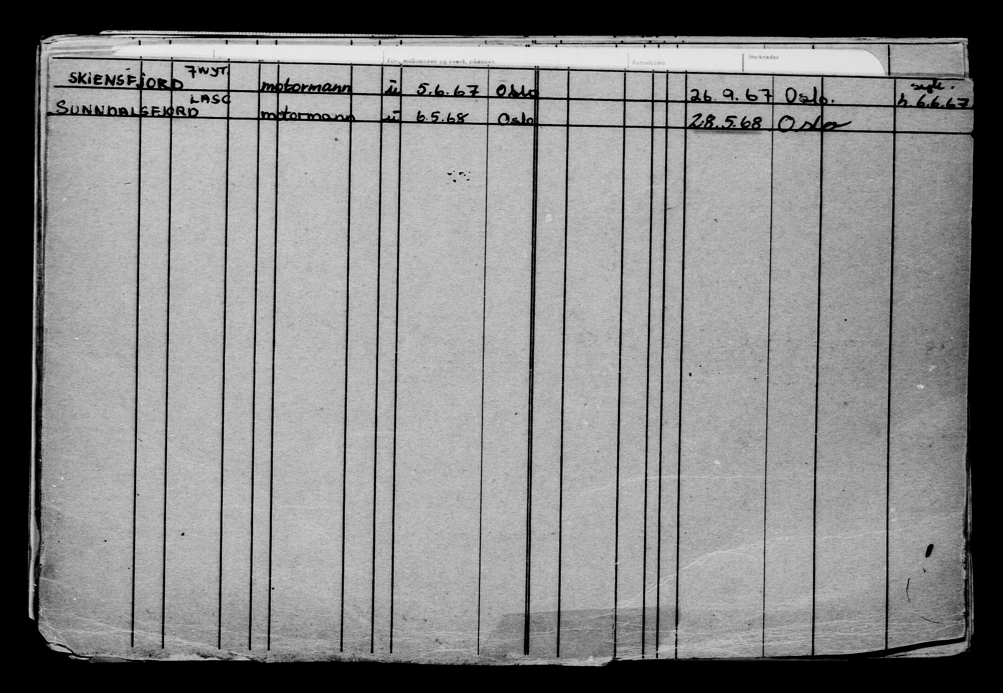 Direktoratet for sjømenn, AV/RA-S-3545/G/Gb/L0070: Hovedkort, 1907, p. 516