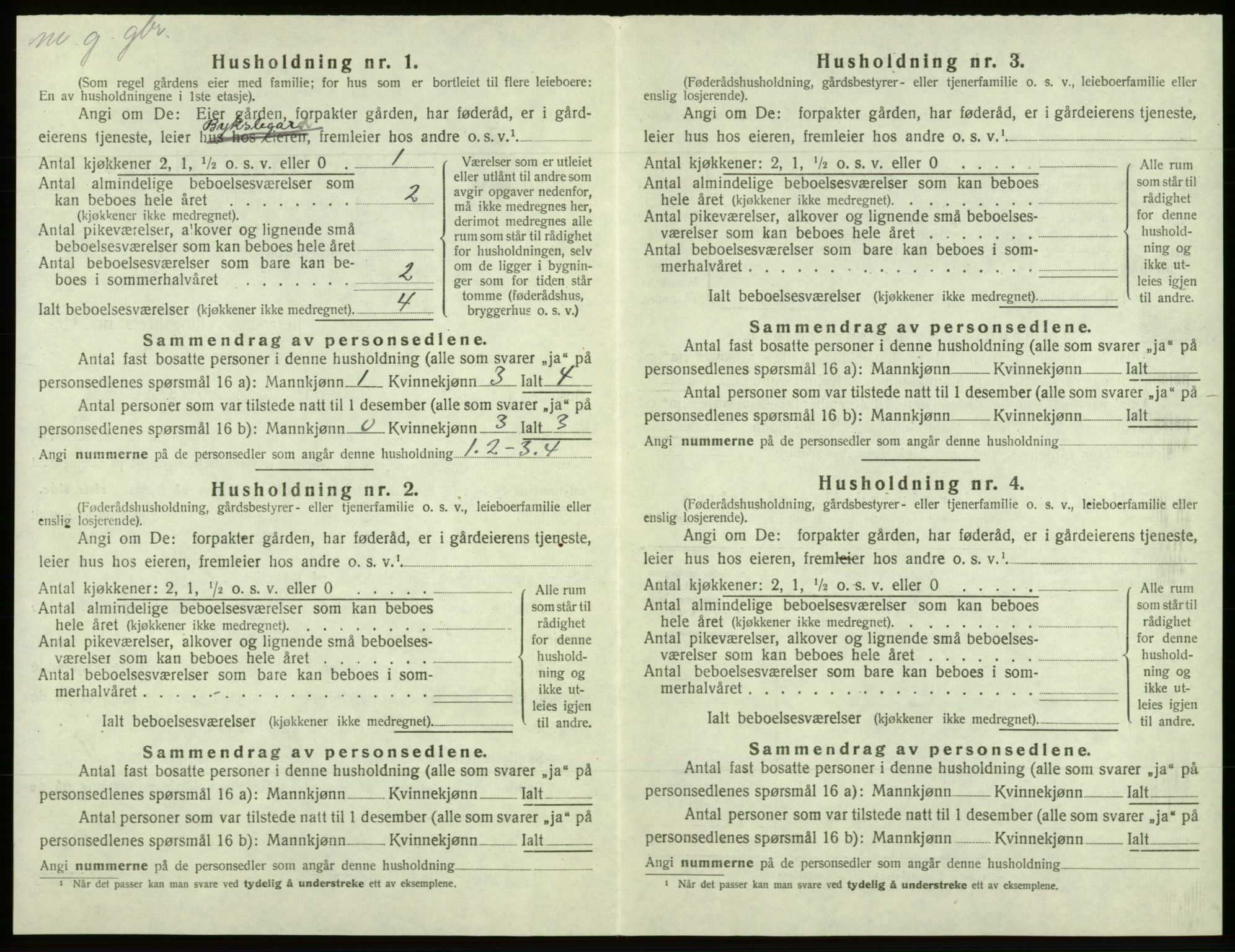 SAB, 1920 census for Os, 1920, p. 572