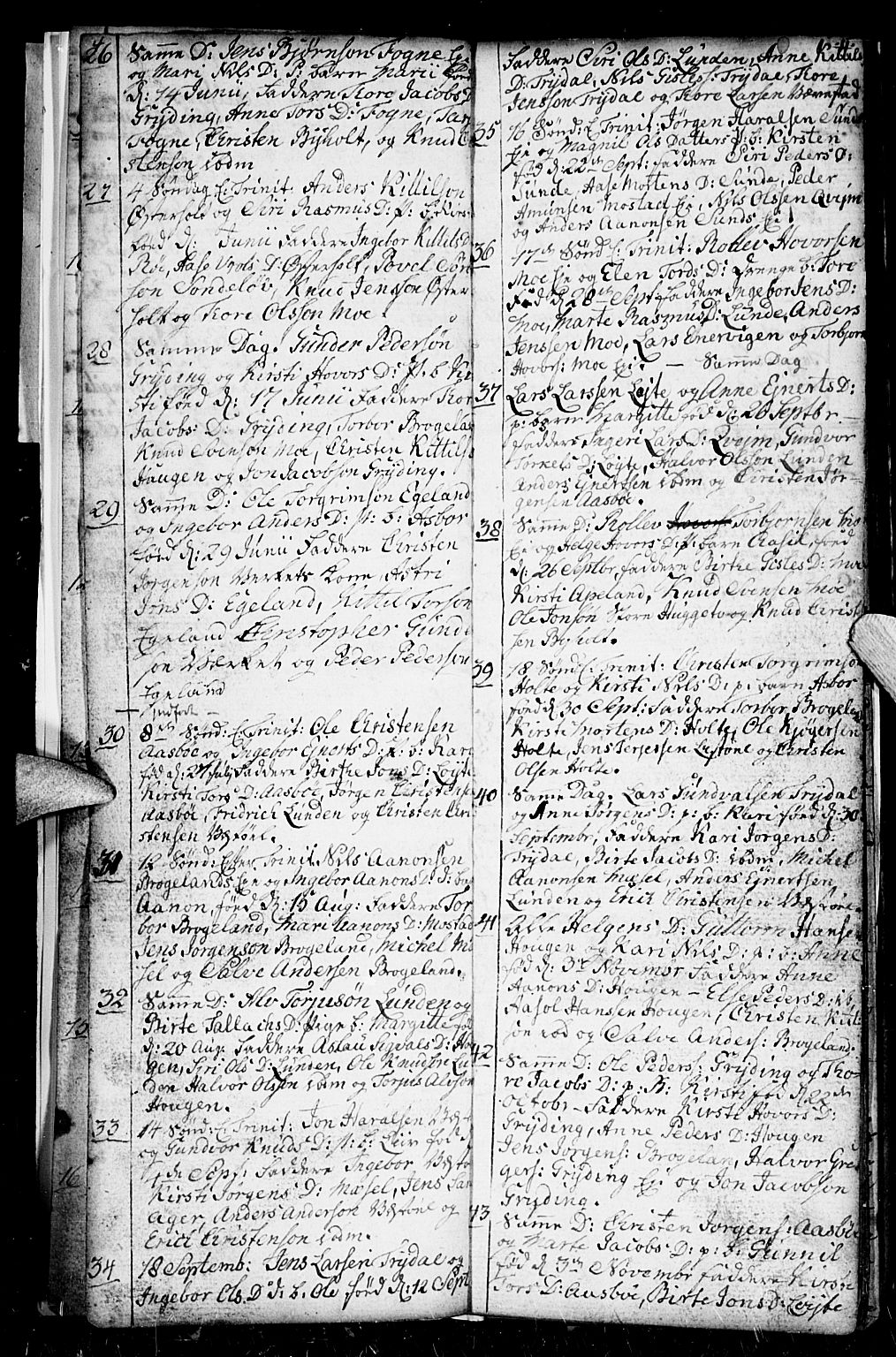 Gjerstad sokneprestkontor, AV/SAK-1111-0014/F/Fb/Fba/L0001: Parish register (copy) no. B 1, 1797-1816, p. 4-5
