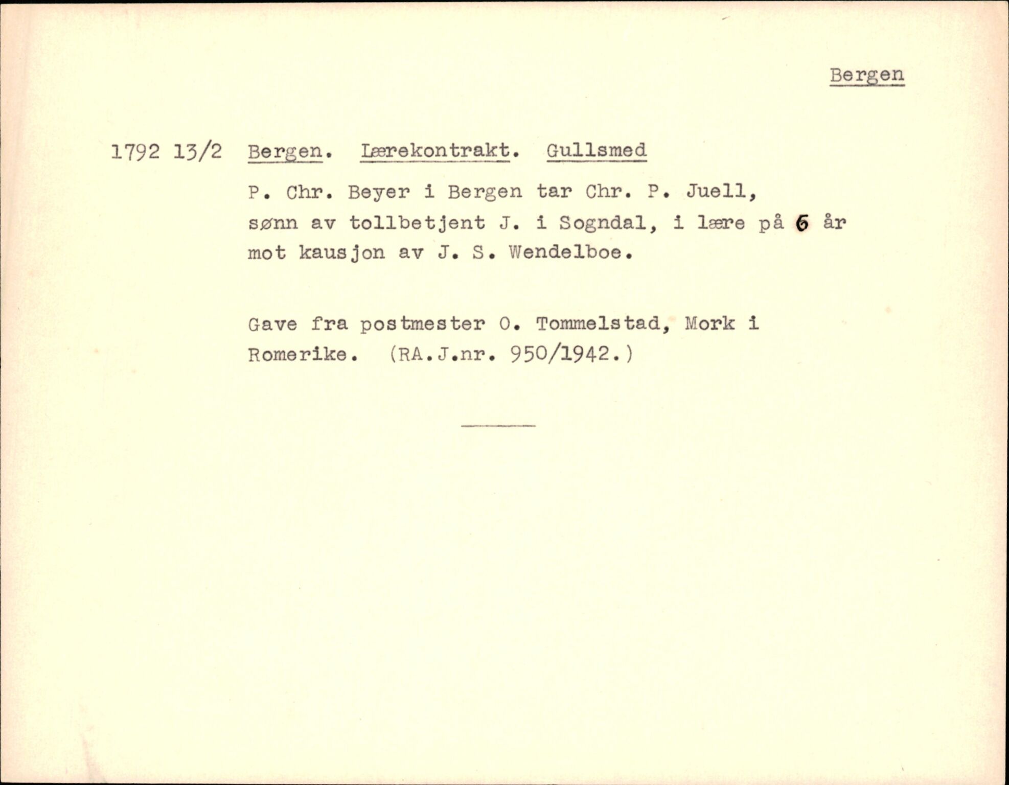 Riksarkivets diplomsamling, AV/RA-EA-5965/F35/F35m/L0004: Localia: Hordaland, Sogn og Fjordane, Møre og Romsdal, Trøndelag og Nord-Norge, p. 37