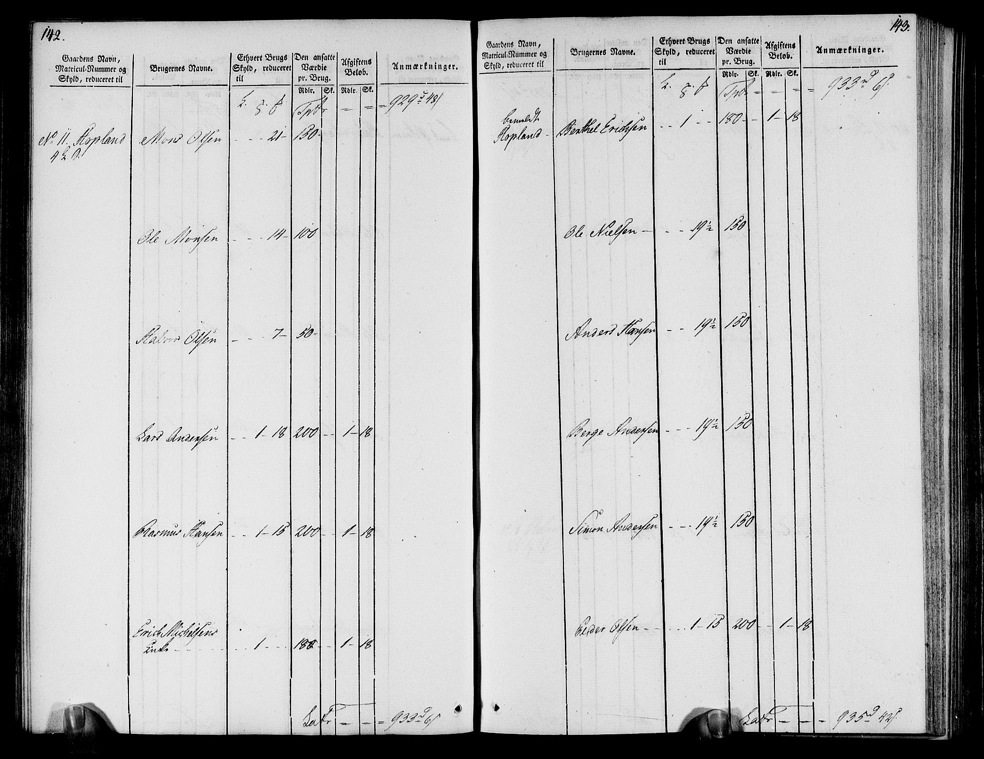 Rentekammeret inntil 1814, Realistisk ordnet avdeling, AV/RA-EA-4070/N/Ne/Nea/L0113: Nordhordland og Voss fogderi. Oppebørselsregister, 1803-1804, p. 75